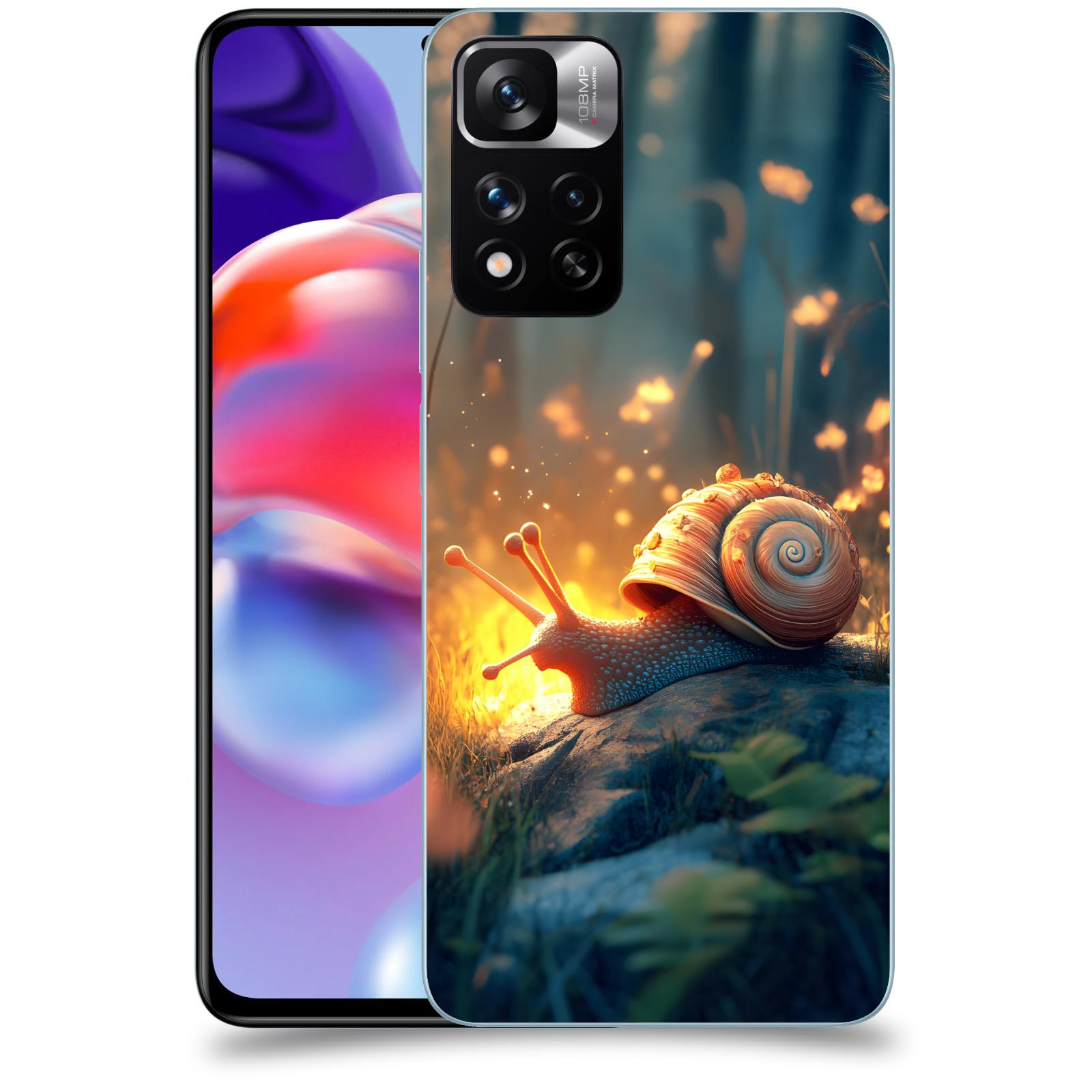ACOVER Kryt na mobil Xiaomi Redmi Note 11 Pro+ 5G - Šnek