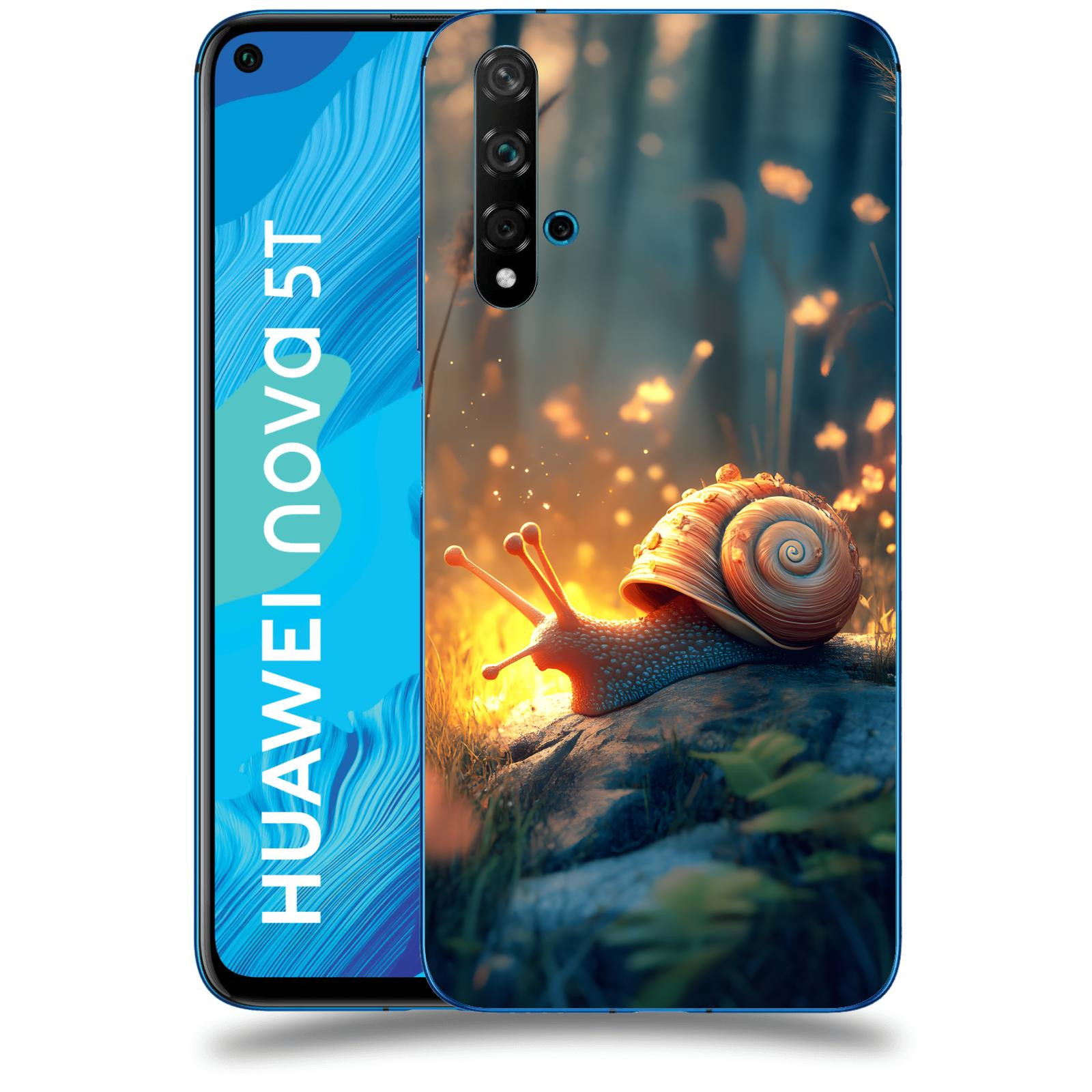 ACOVER Kryt na mobil Huawei Nova 5T - Šnek