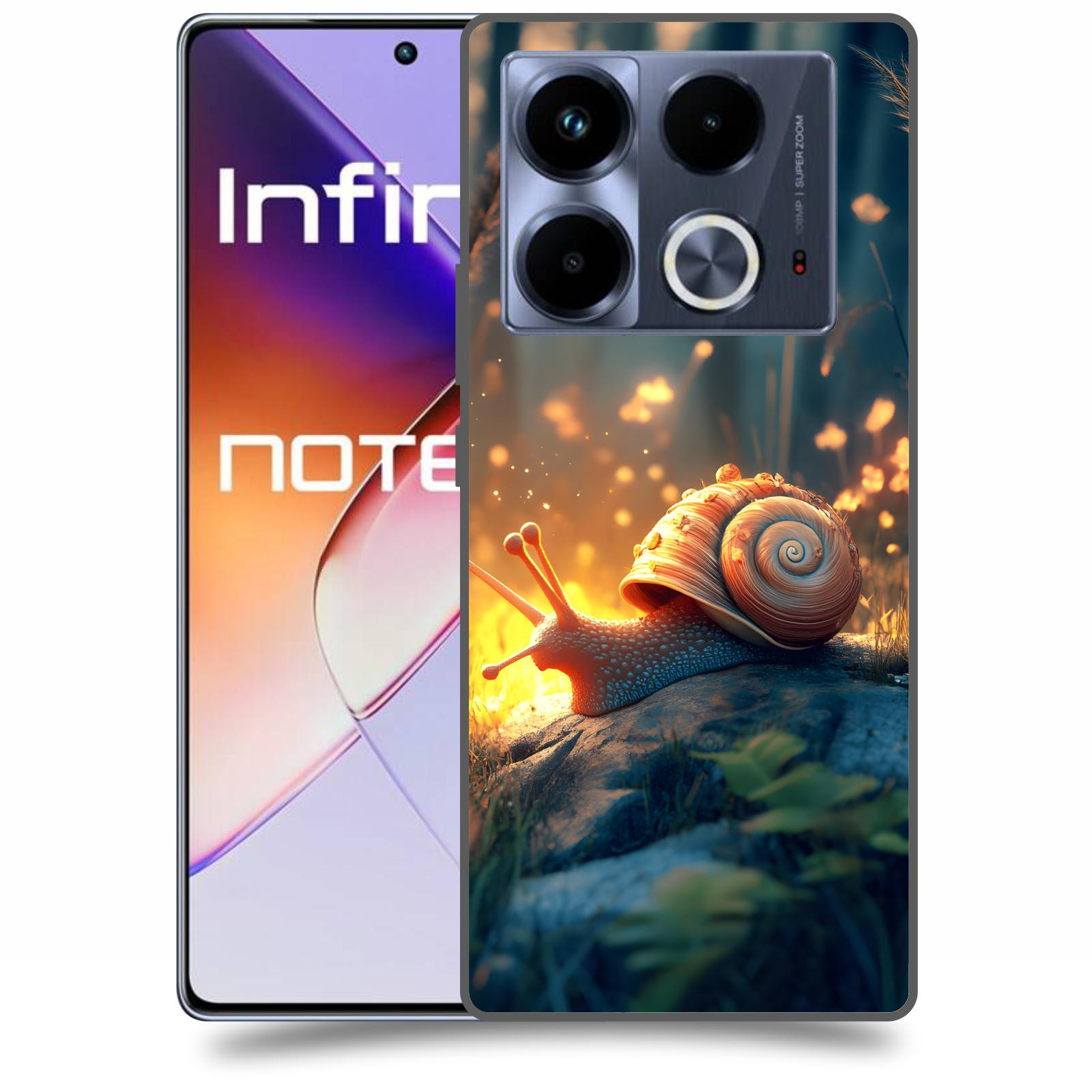 ACOVER Kryt na mobil Infinix Note 40 - Šnek