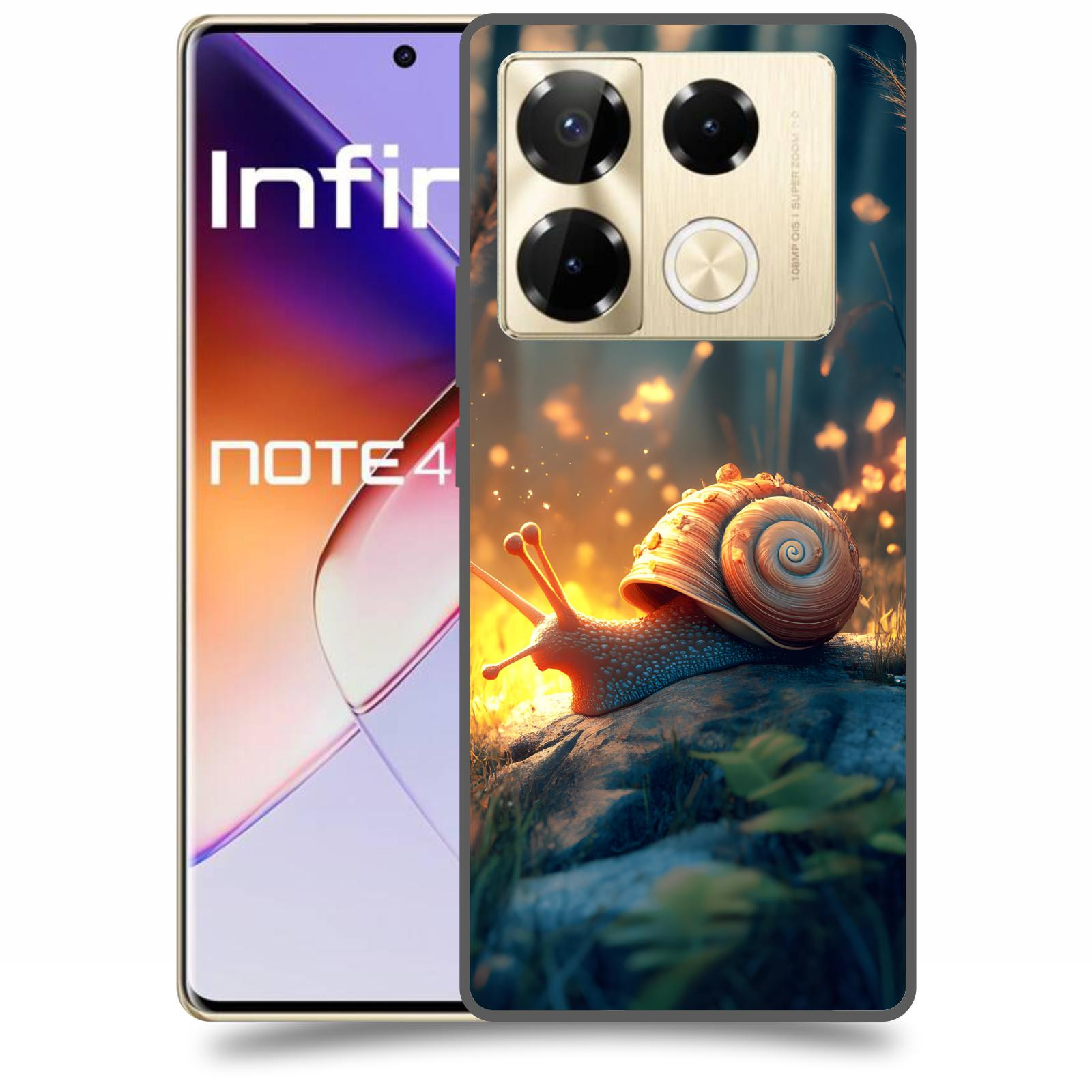 ACOVER Kryt na mobil Infinix Note 40 PRO - Šnek