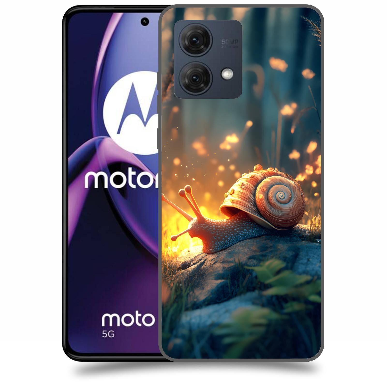 ACOVER Kryt na mobil Motorola Moto G84 5G - Šnek