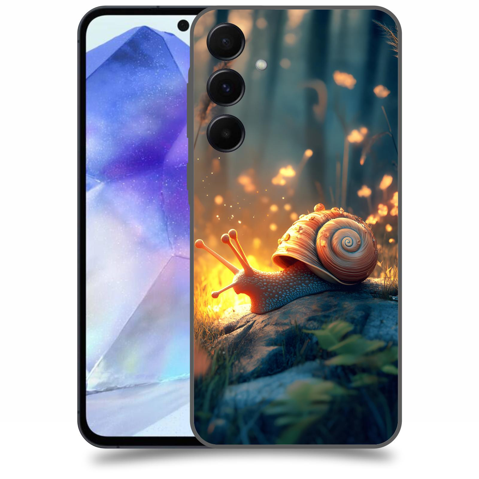 ACOVER Kryt na mobil Samsung Galaxy A55 5G - Šnek