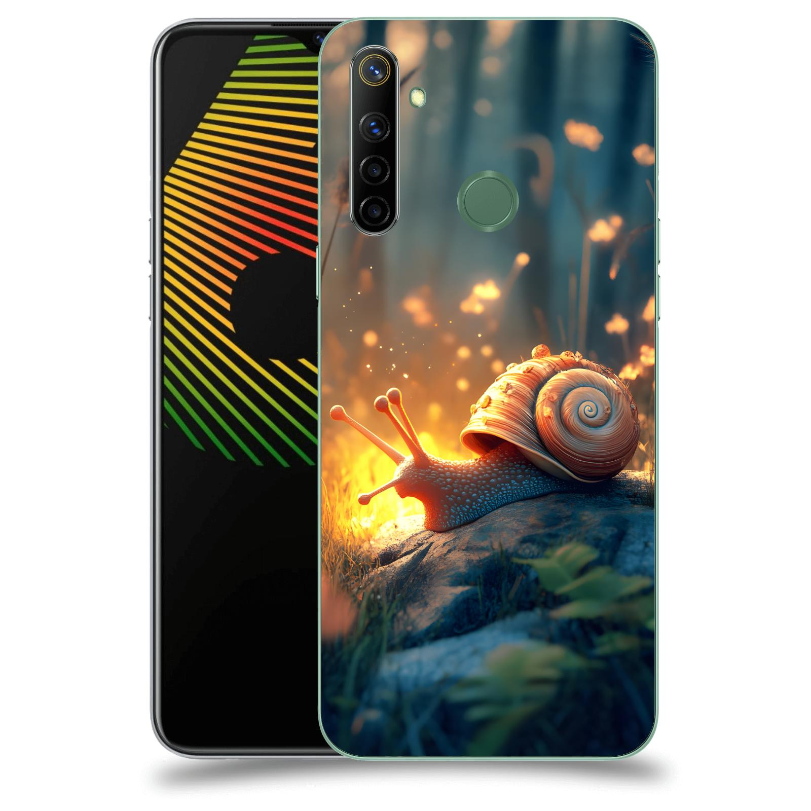 ACOVER Kryt na mobil Realme 6i - Šnek