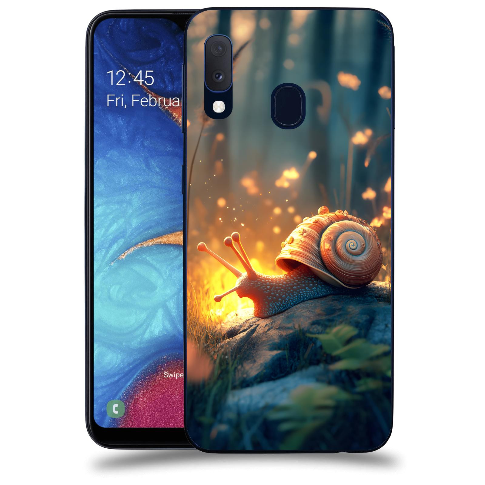 ACOVER Kryt na mobil Samsung Galaxy A20e A202F - Šnek