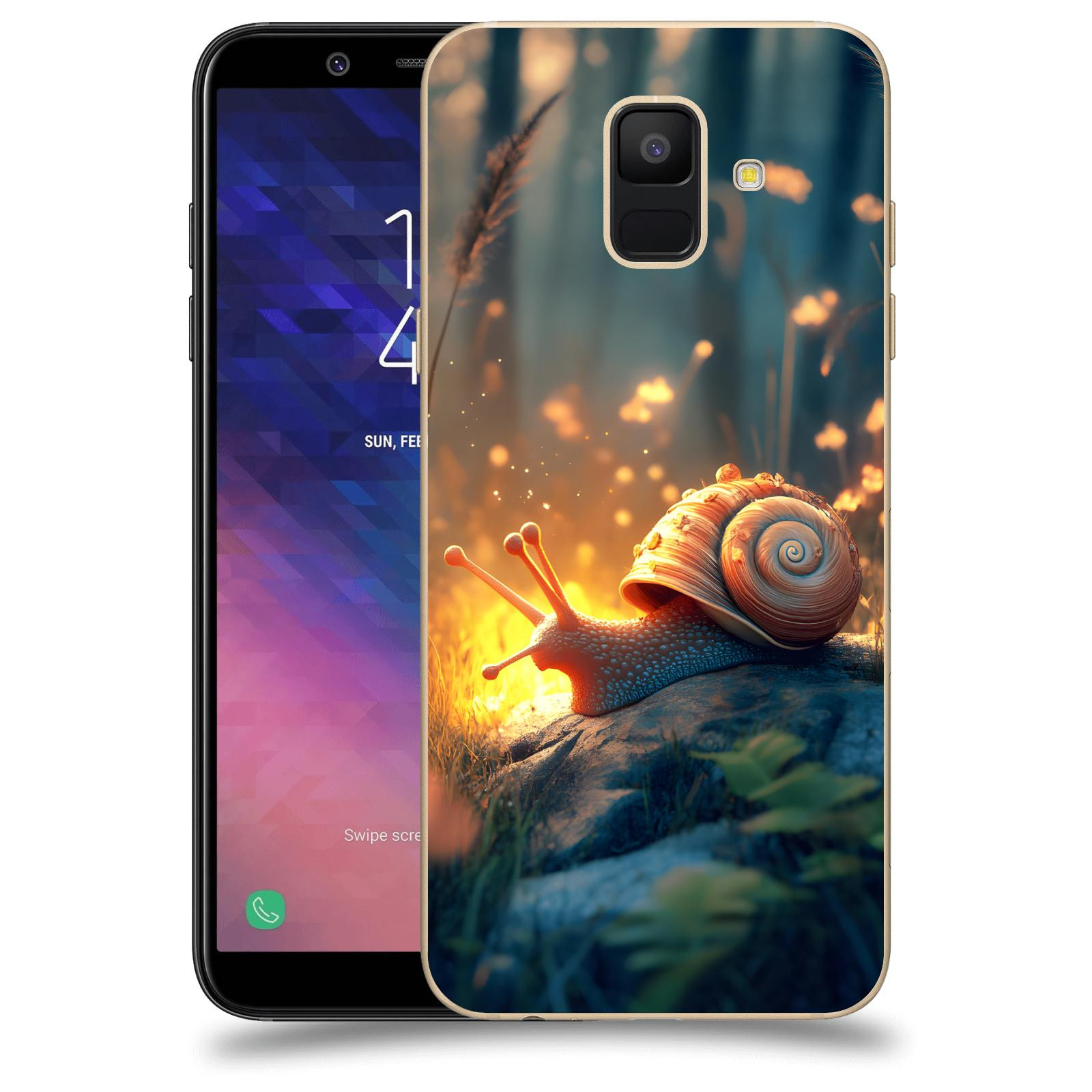 ACOVER Kryt na mobil Samsung Galaxy A6 A600F - Šnek