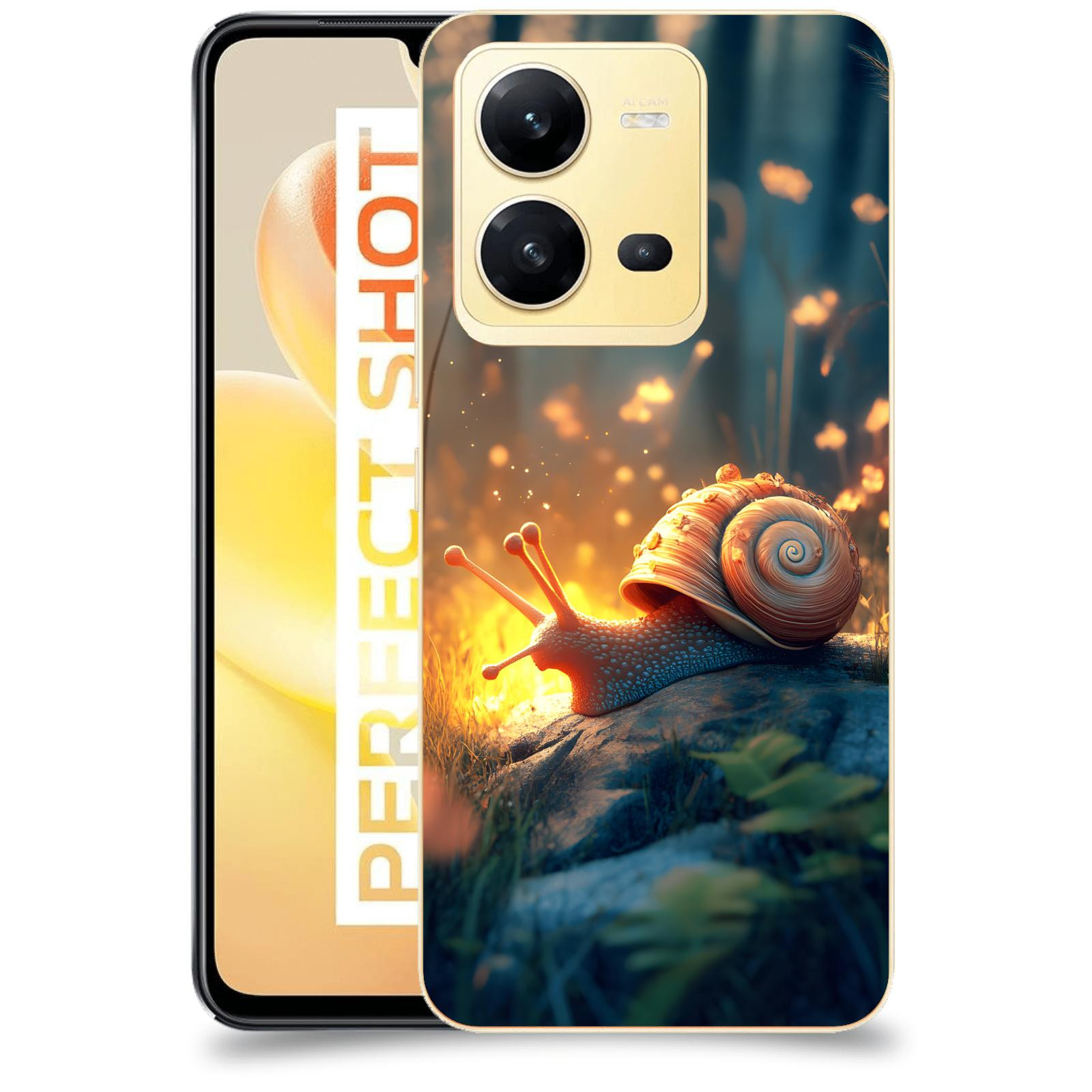 ACOVER Kryt na mobil Vivo X80 Lite - Šnek