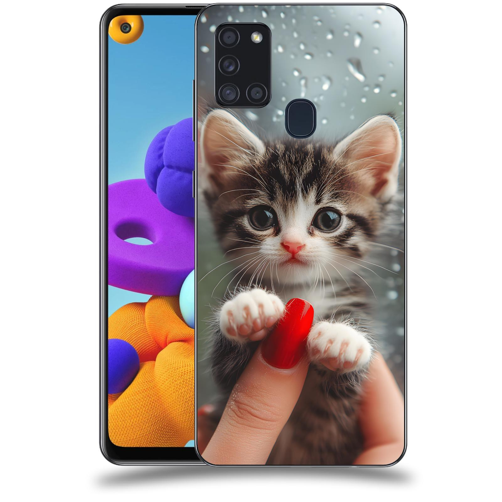 ACOVER Kryt na mobil Samsung Galaxy A21s - Koťátko 2