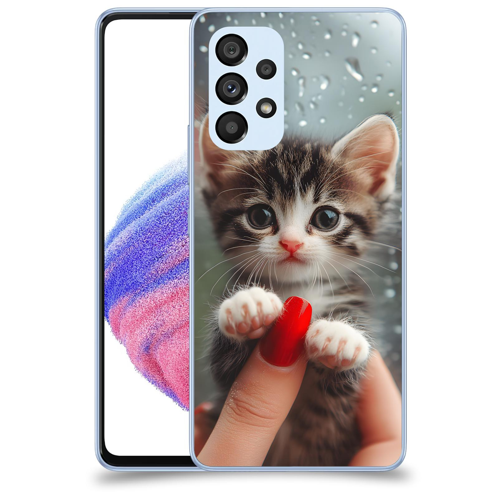 ACOVER Kryt na mobil Samsung Galaxy A32 5G A326B - Koťátko 2