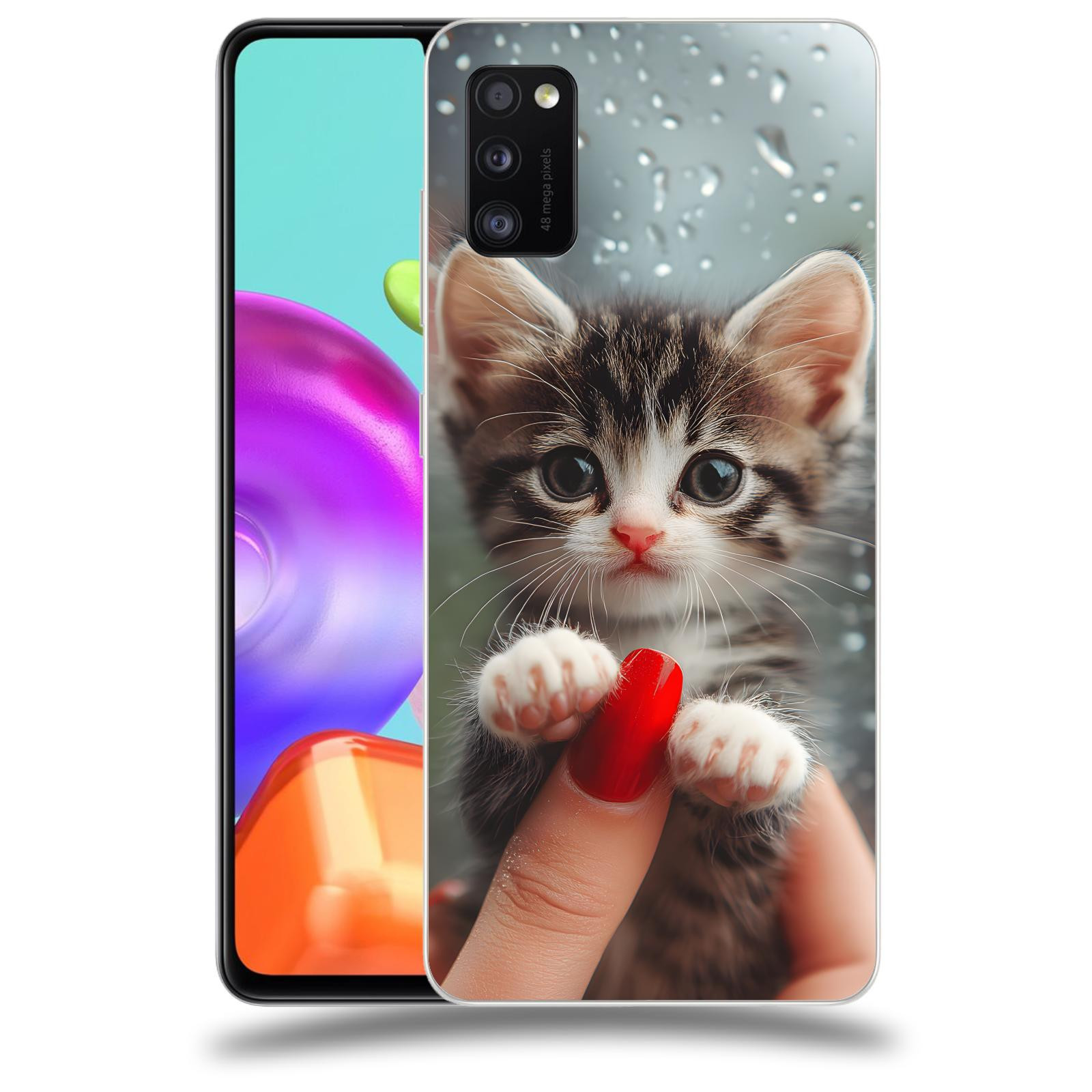 ACOVER Kryt na mobil Samsung Galaxy A41 A415F - Koťátko 2