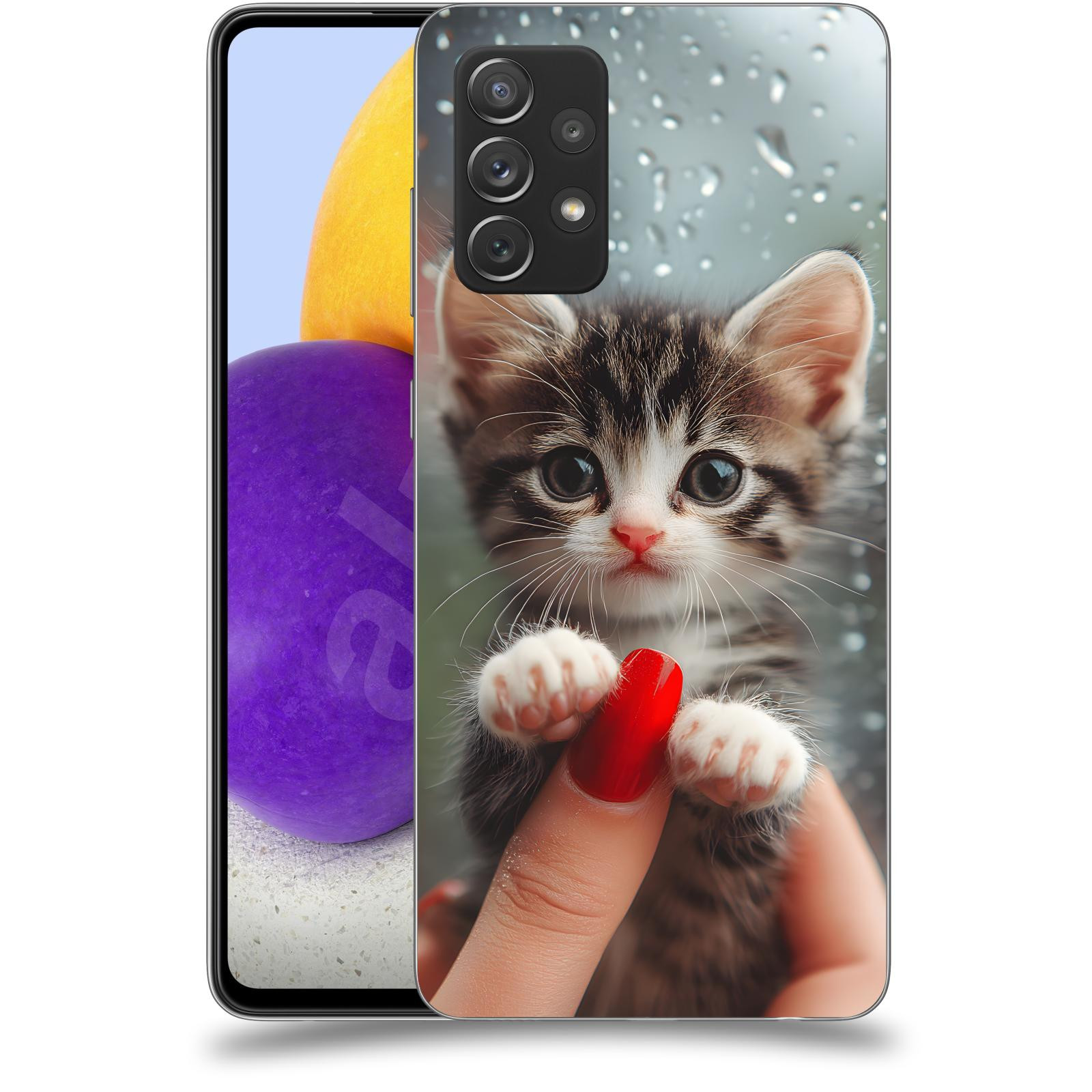 ACOVER Kryt na mobil Samsung Galaxy A72 A725F - Koťátko 2