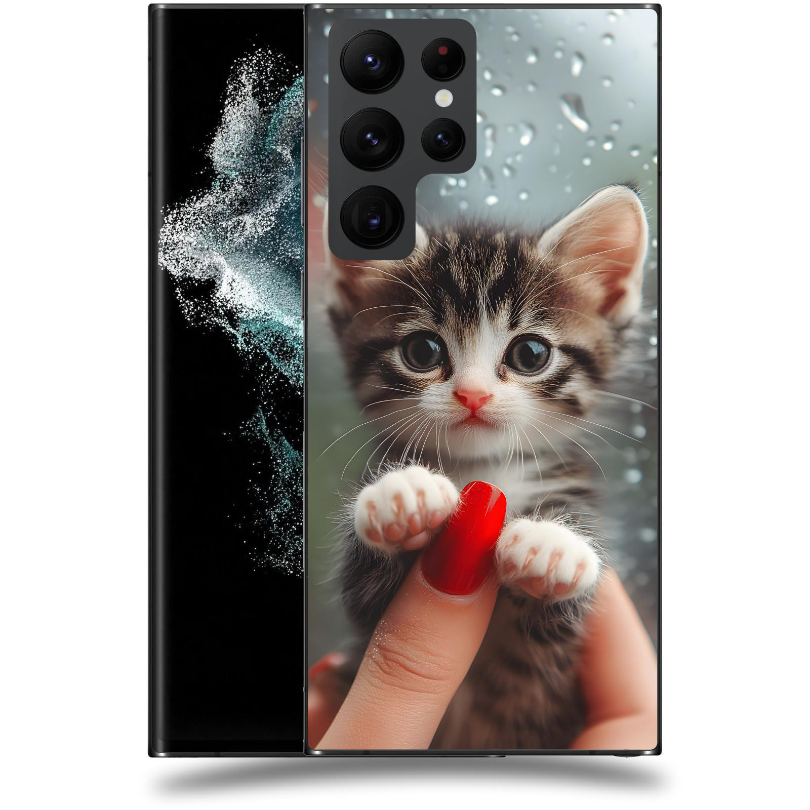 ACOVER Kryt na mobil Samsung Galaxy S22 Ultra 5G - Koťátko 2