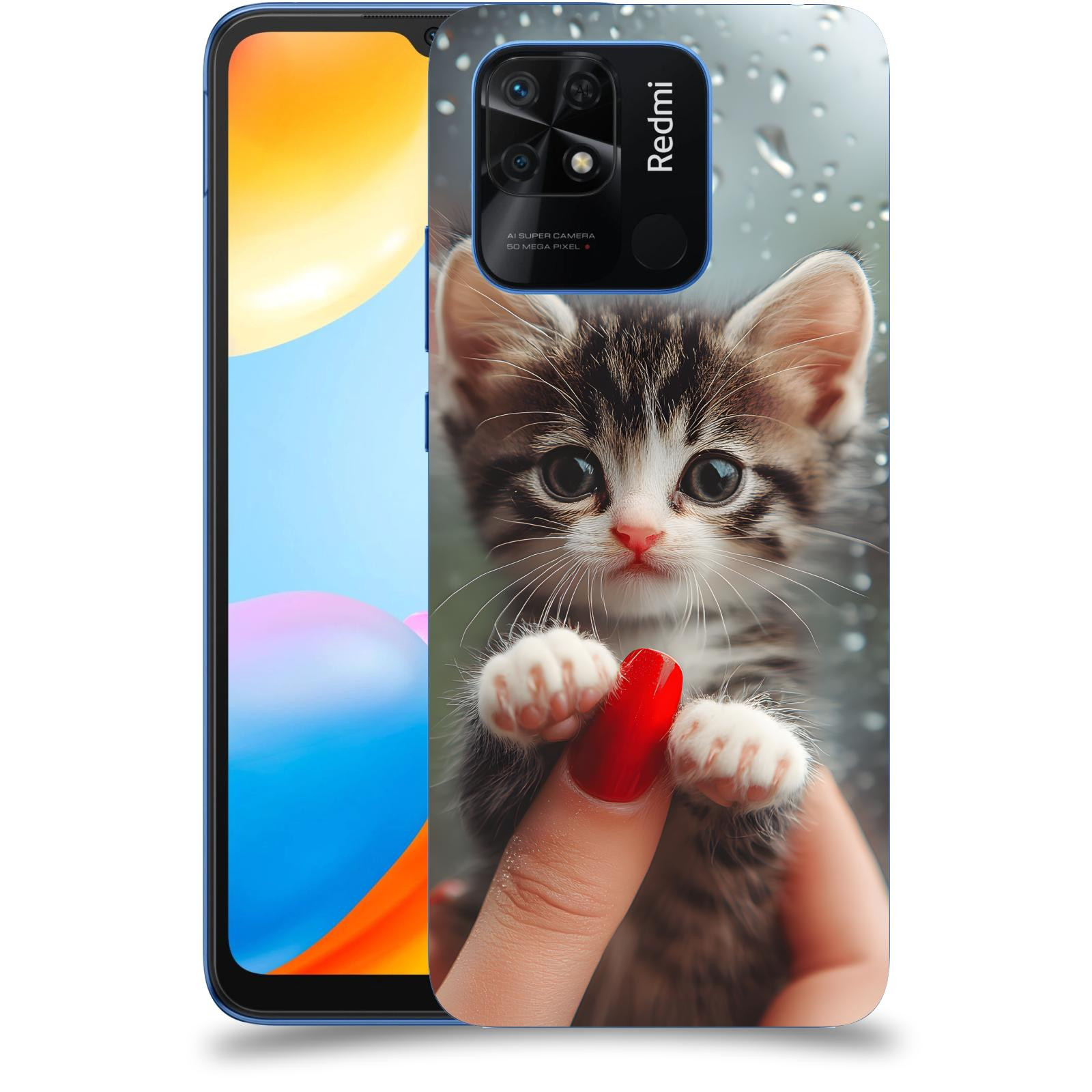 ACOVER Kryt na mobil Xiaomi Redmi 10C - Koťátko 2