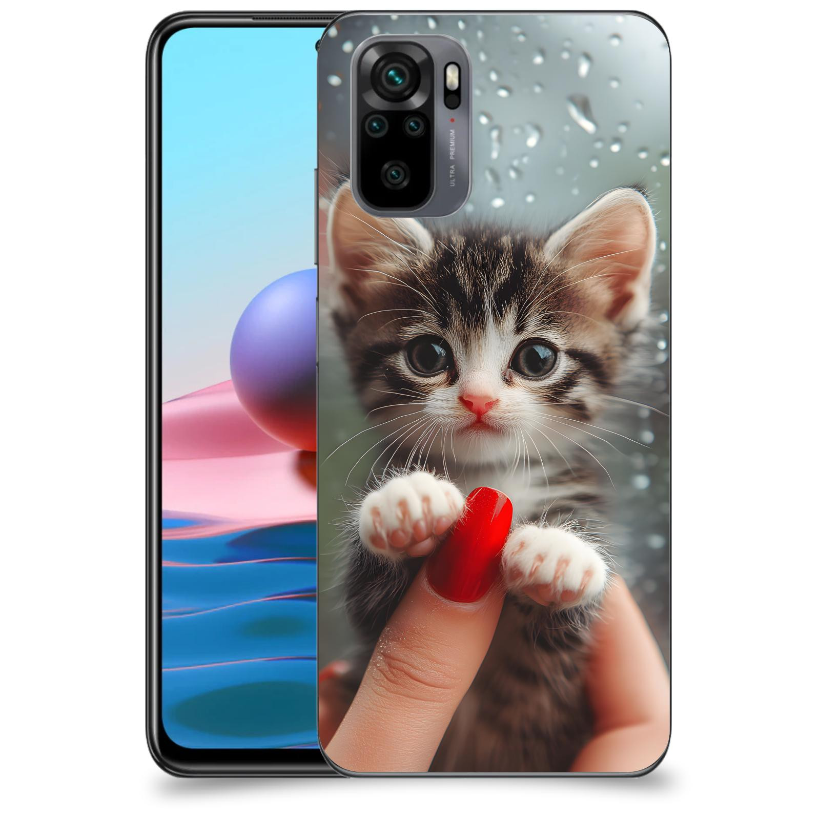 ACOVER Kryt na mobil Xiaomi Redmi Note 10 - Koťátko 2