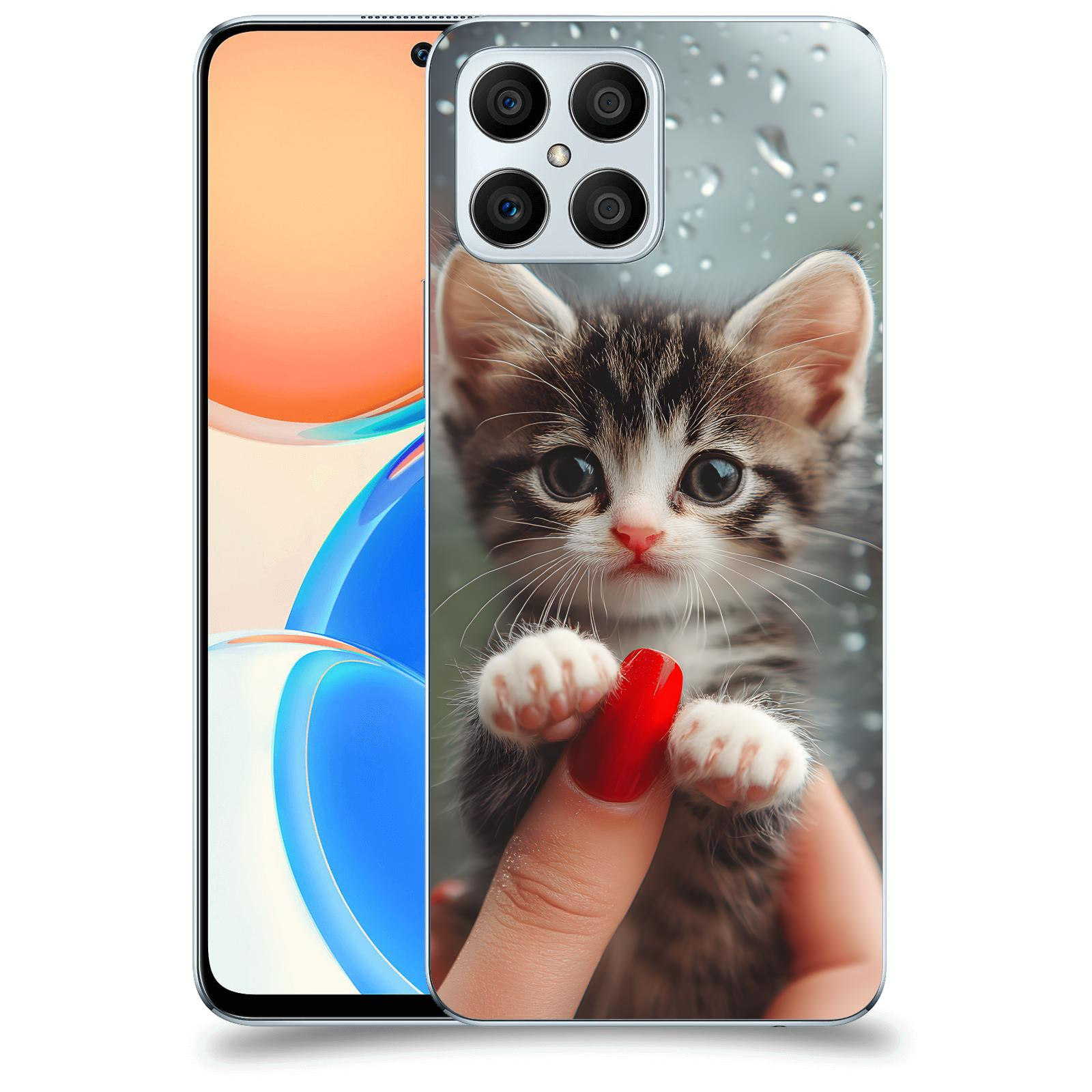 ACOVER Kryt na mobil Honor X8 5G - Koťátko 2