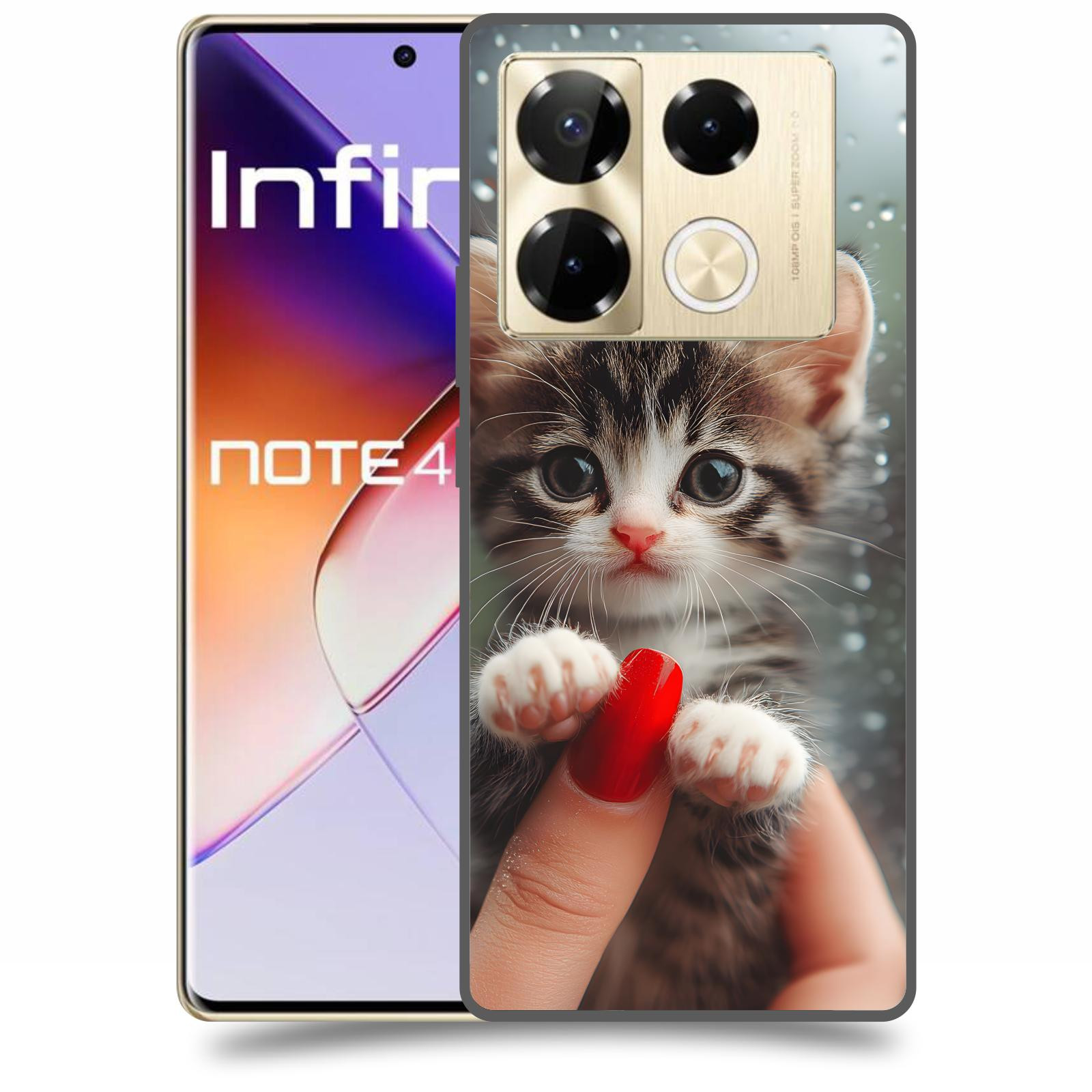 ACOVER Kryt na mobil Infinix Note 40 PRO - Koťátko 2