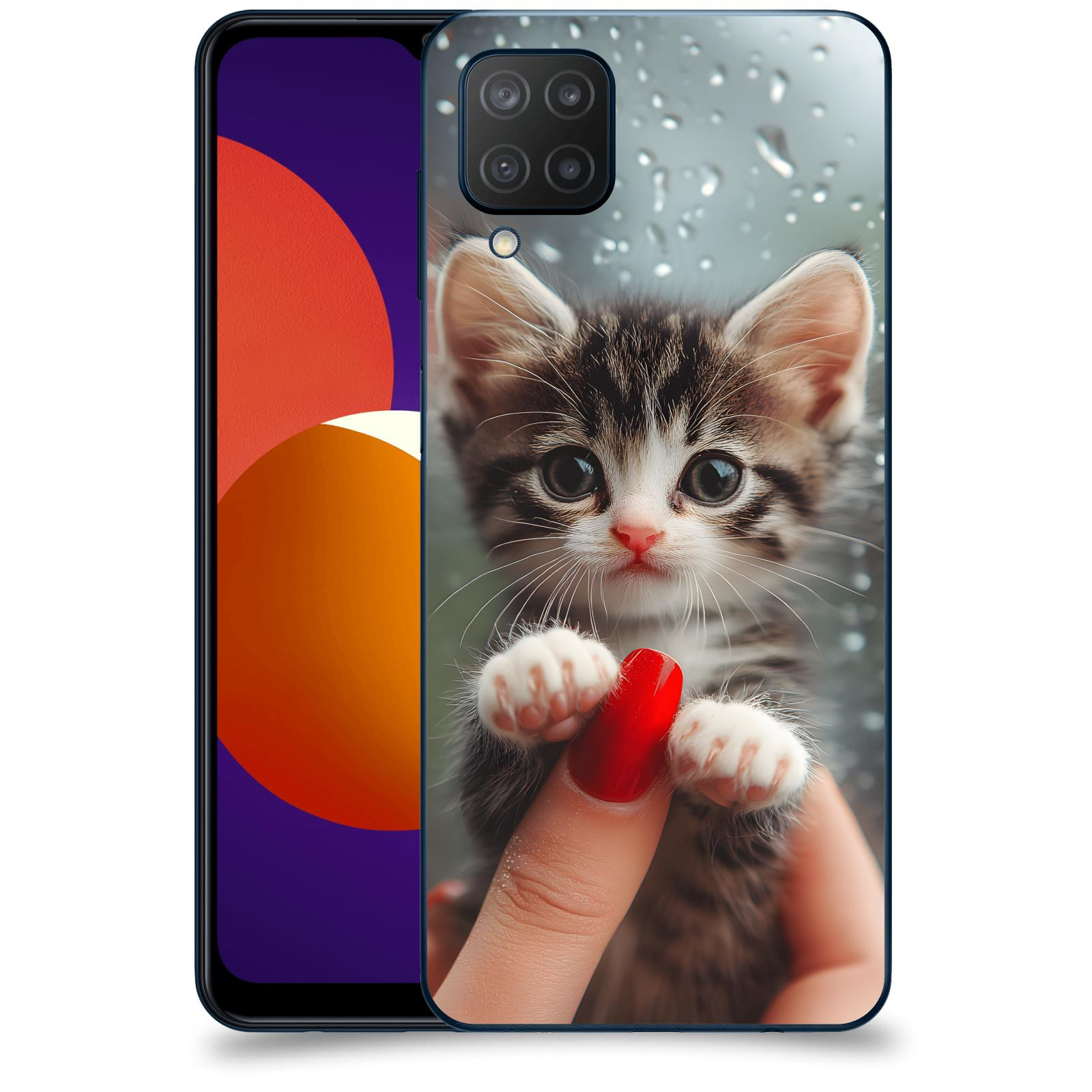 ACOVER Kryt na mobil Samsung Galaxy M12 M127F - Koťátko 2