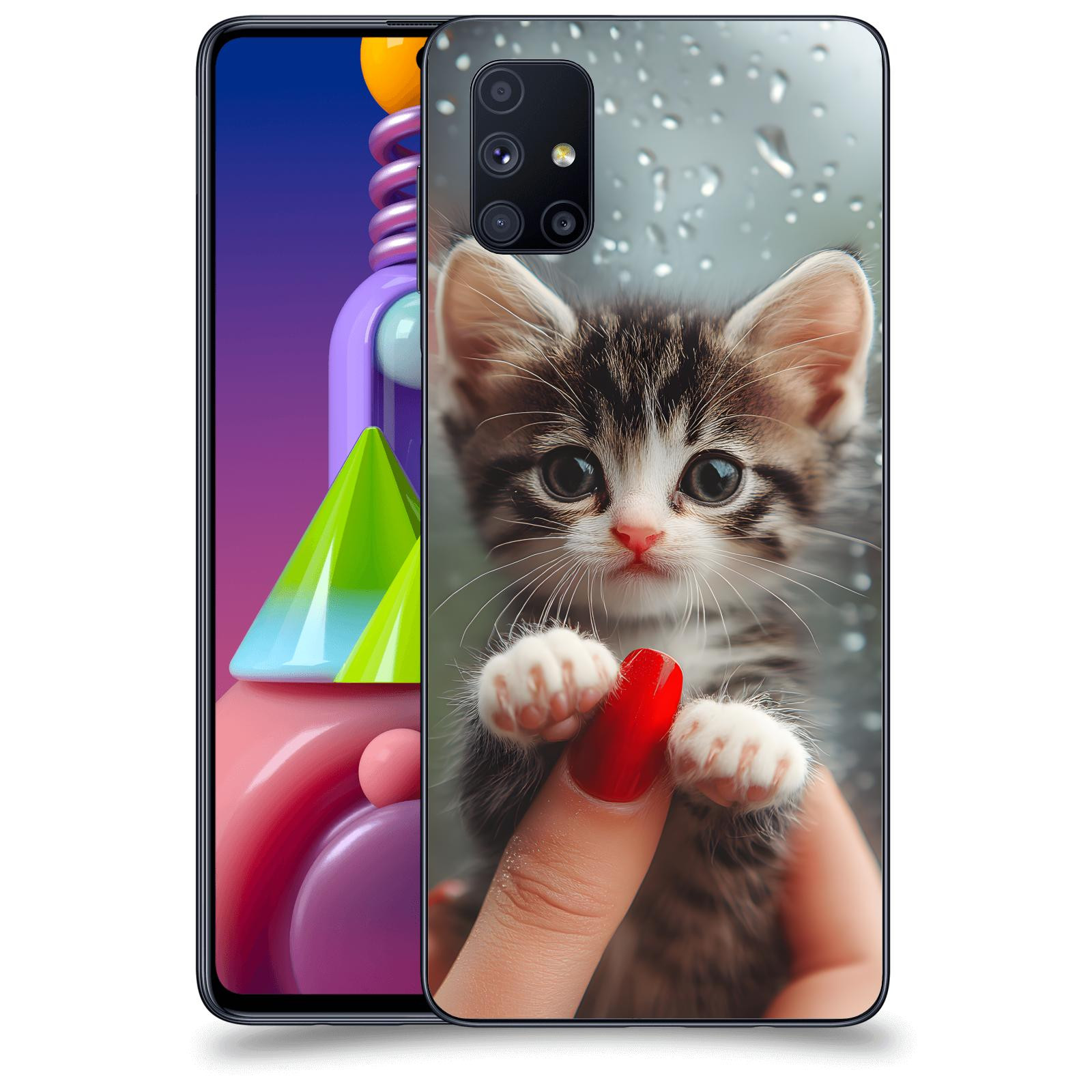 ACOVER Kryt na mobil Samsung Galaxy M51 M515F - Koťátko 2