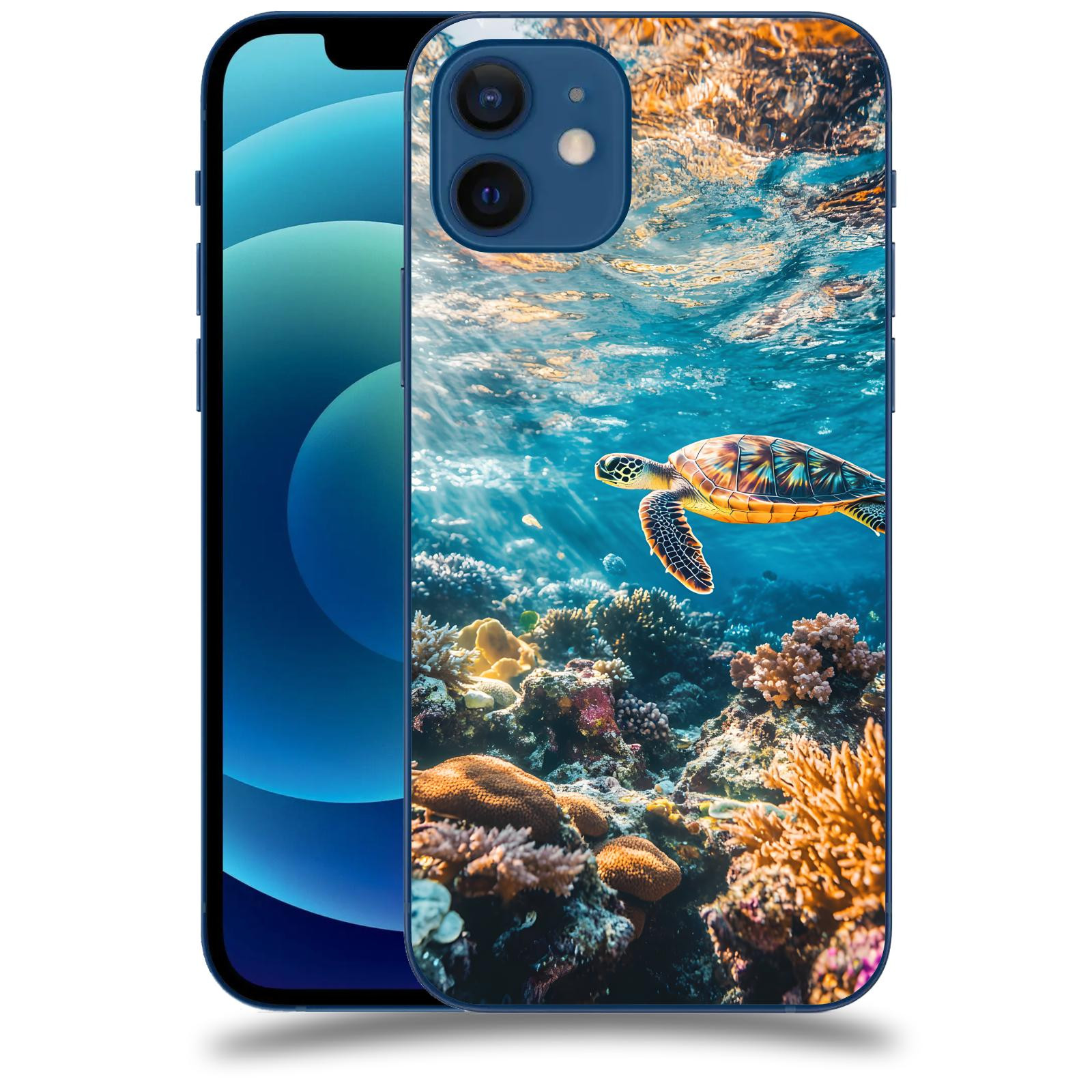 ACOVER Kryt na mobil Apple iPhone 12 - Želva