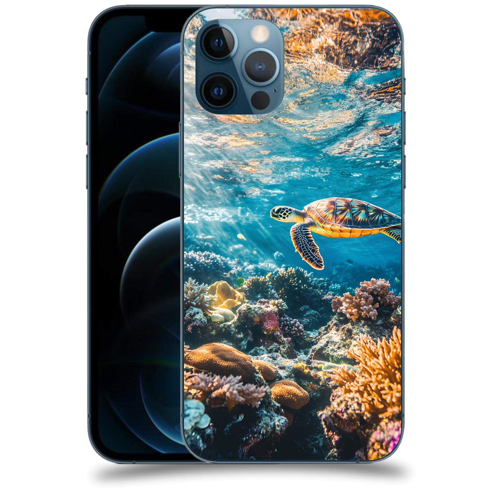 ACOVER Kryt na mobil Apple iPhone 12 Pro - Želva