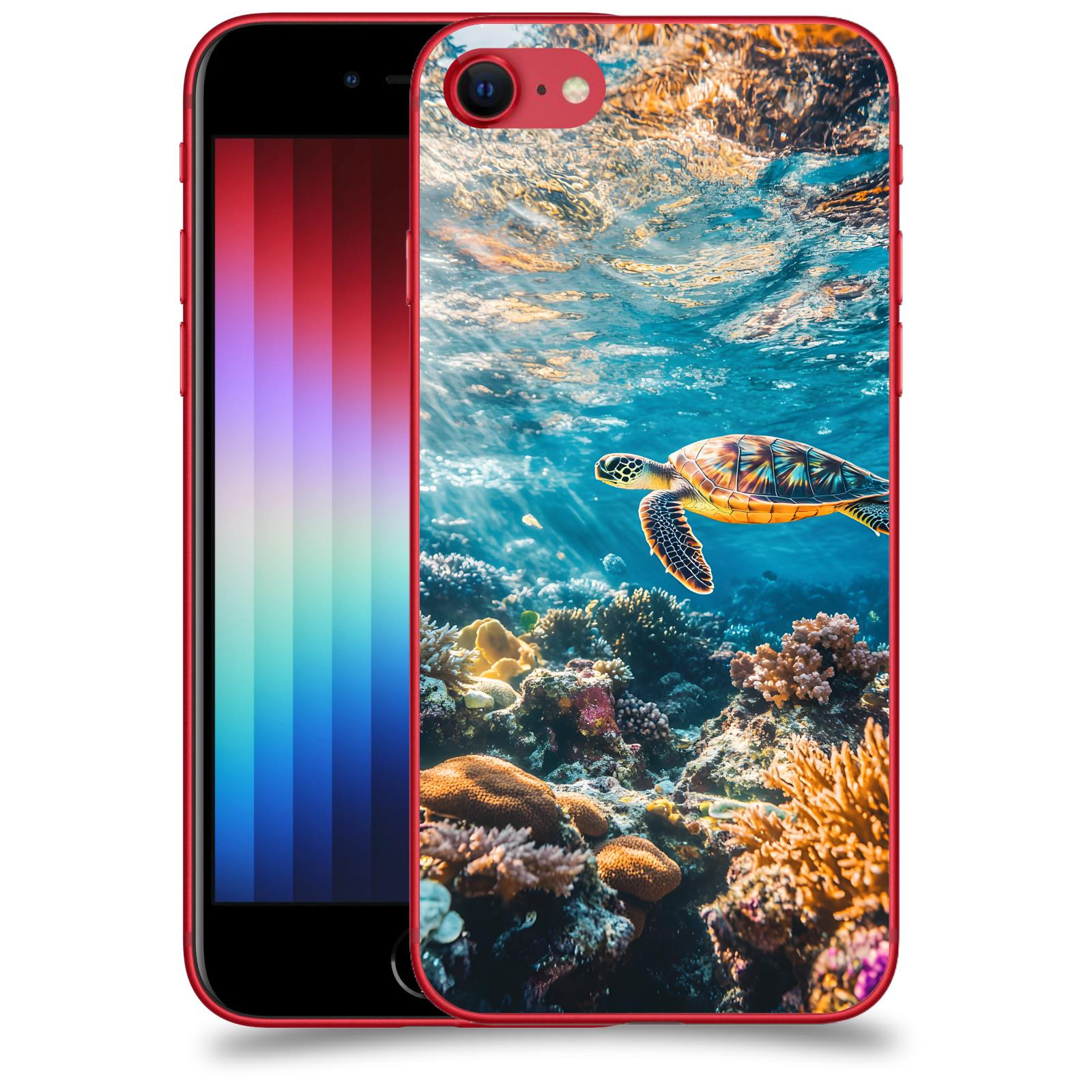 ACOVER Kryt na mobil Apple iPhone SE 2022 - Želva