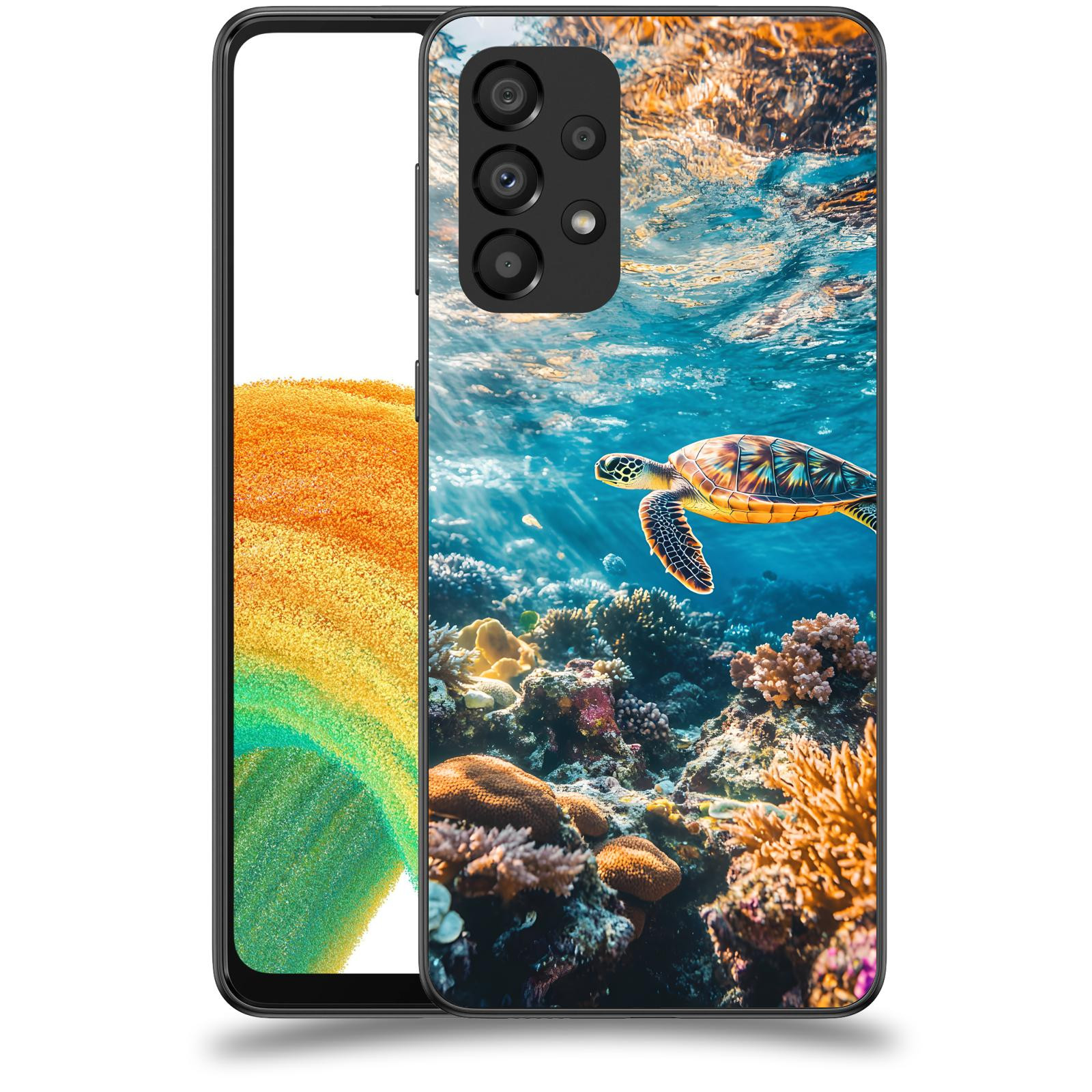 ACOVER Kryt na mobil Samsung Galaxy A33 5G A336 - Želva