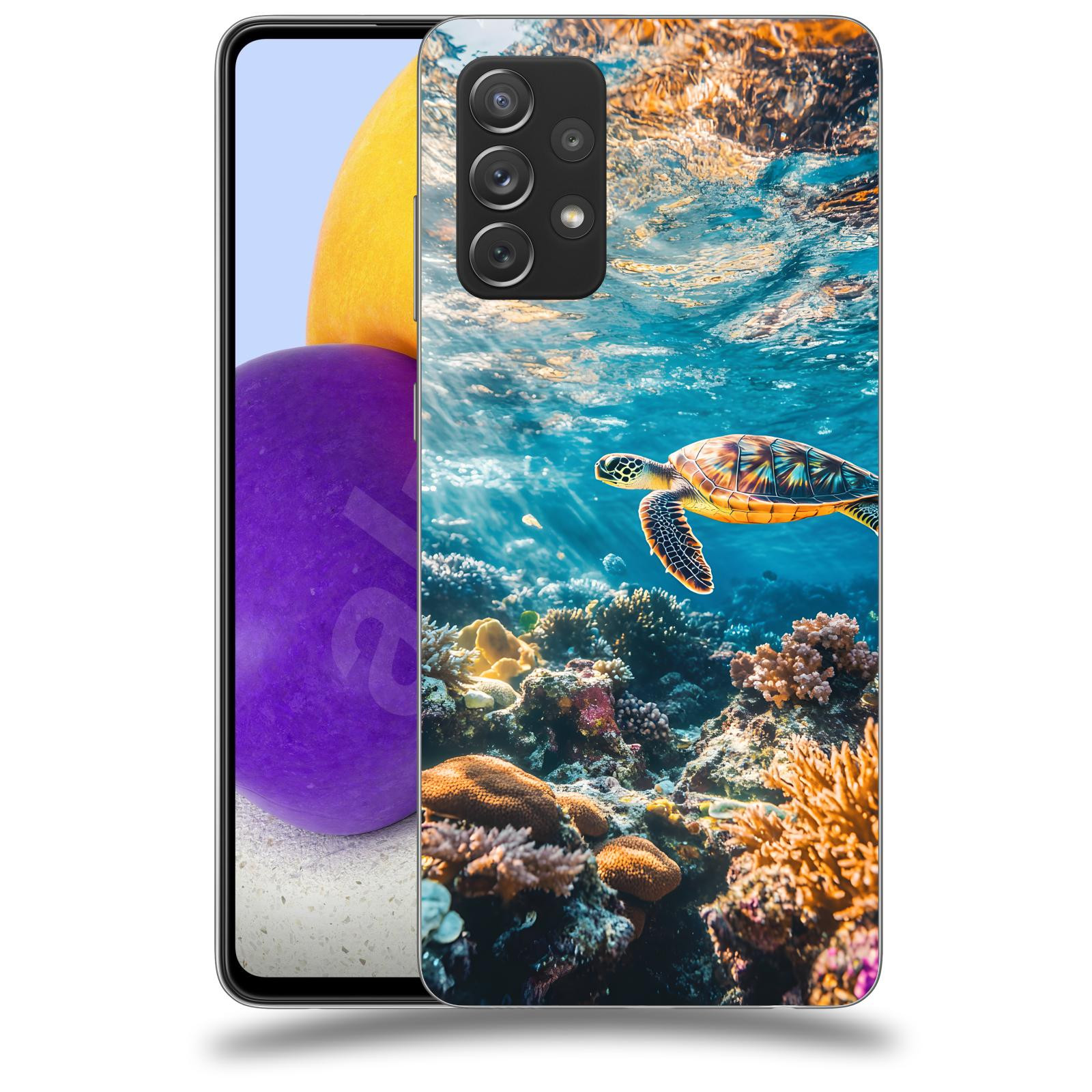 ACOVER Kryt na mobil Samsung Galaxy A73 5G - Želva