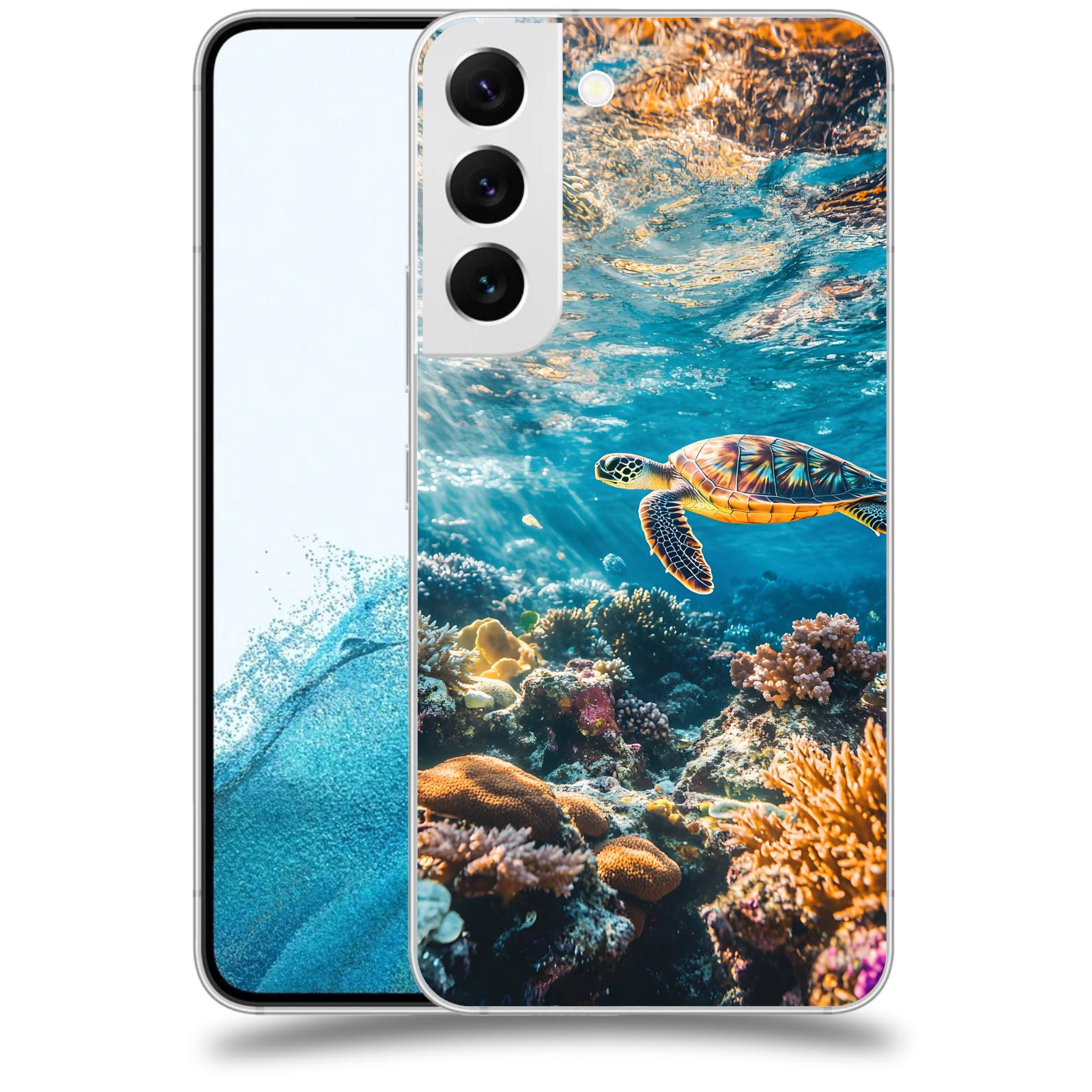 ACOVER Kryt na mobil Samsung Galaxy S22 5G - Želva