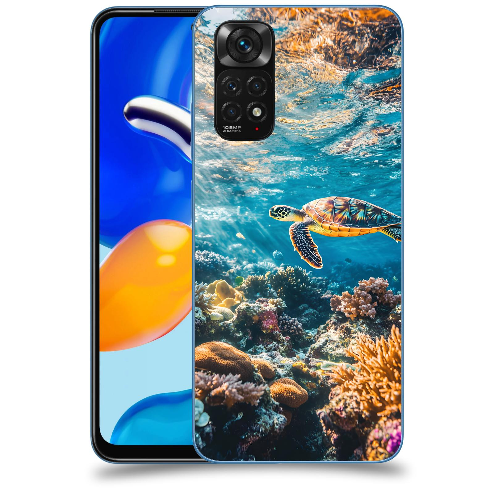 ACOVER Kryt na mobil Xiaomi Redmi Note 11S - Želva