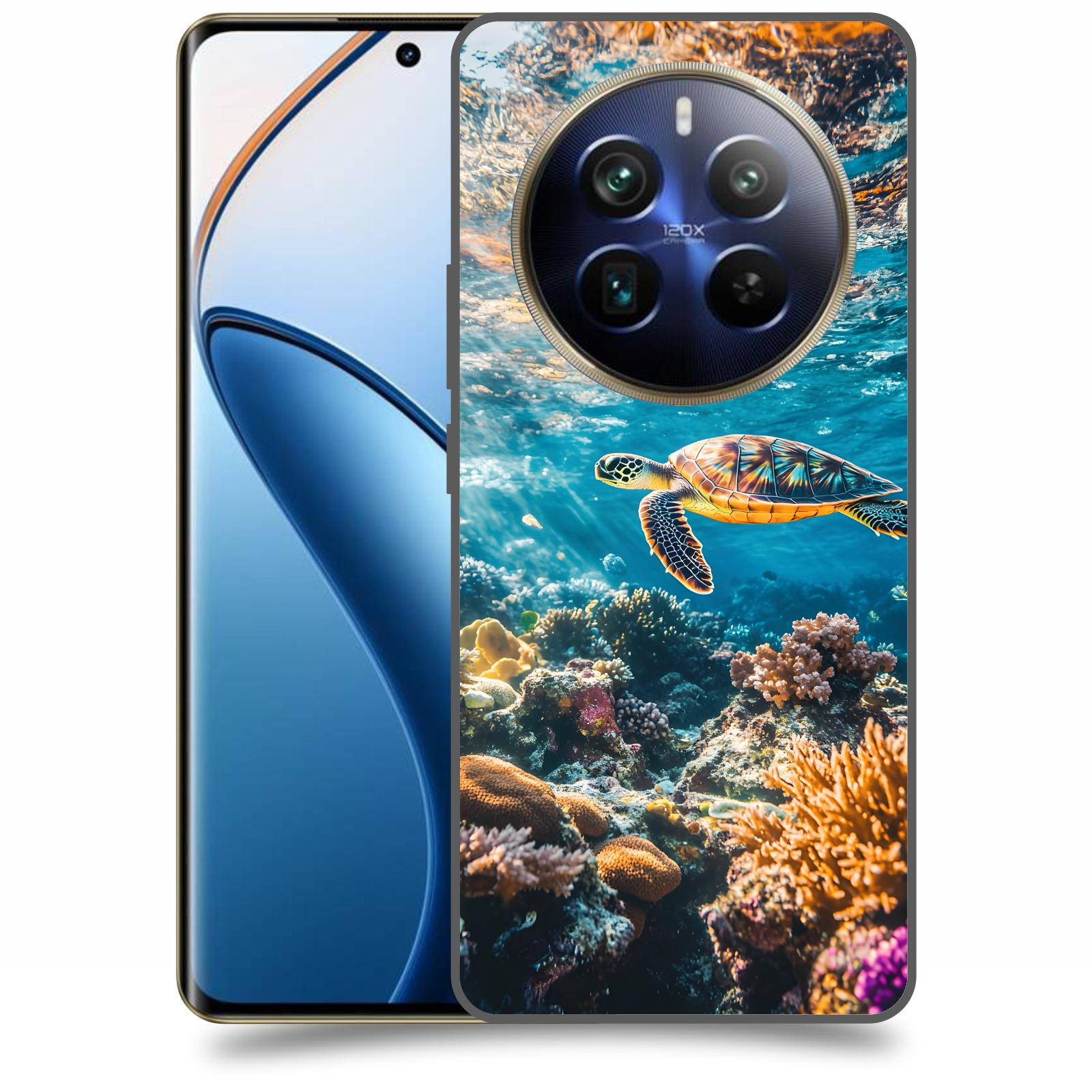 ACOVER Kryt na mobil Realme 12 pro+ 5g - Želva