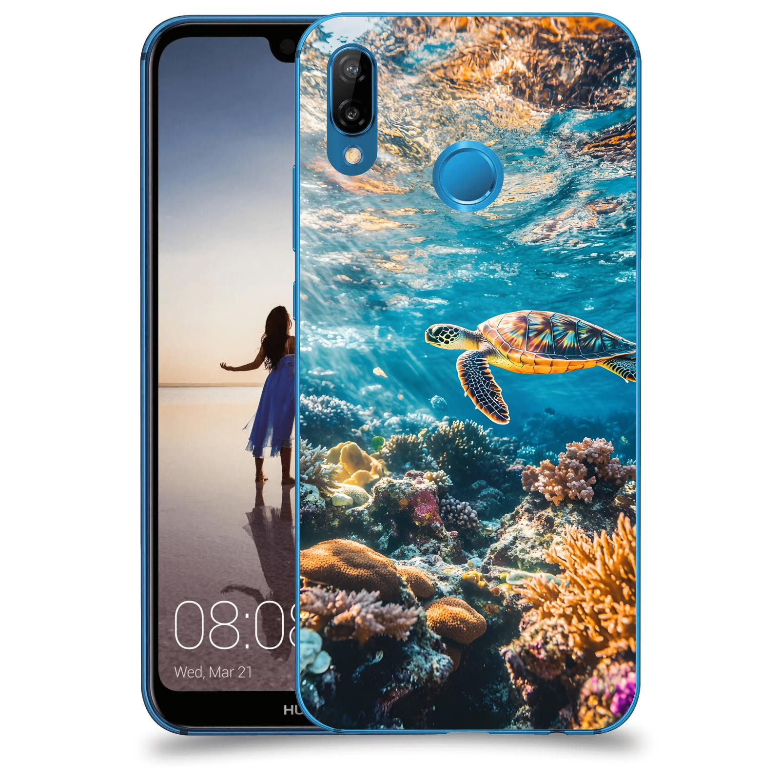 ACOVER Kryt na mobil Huawei P20 Lite - Želva