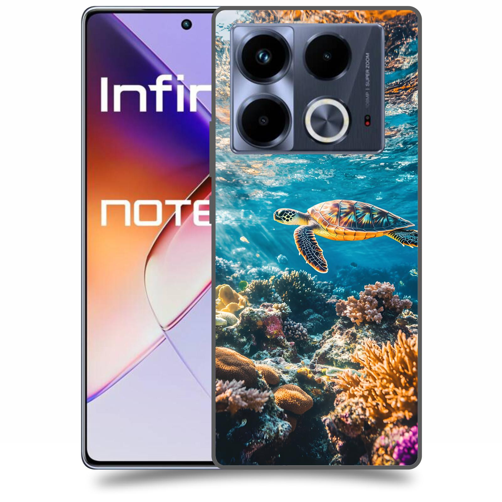 ACOVER Kryt na mobil Infinix Note 40 - Želva