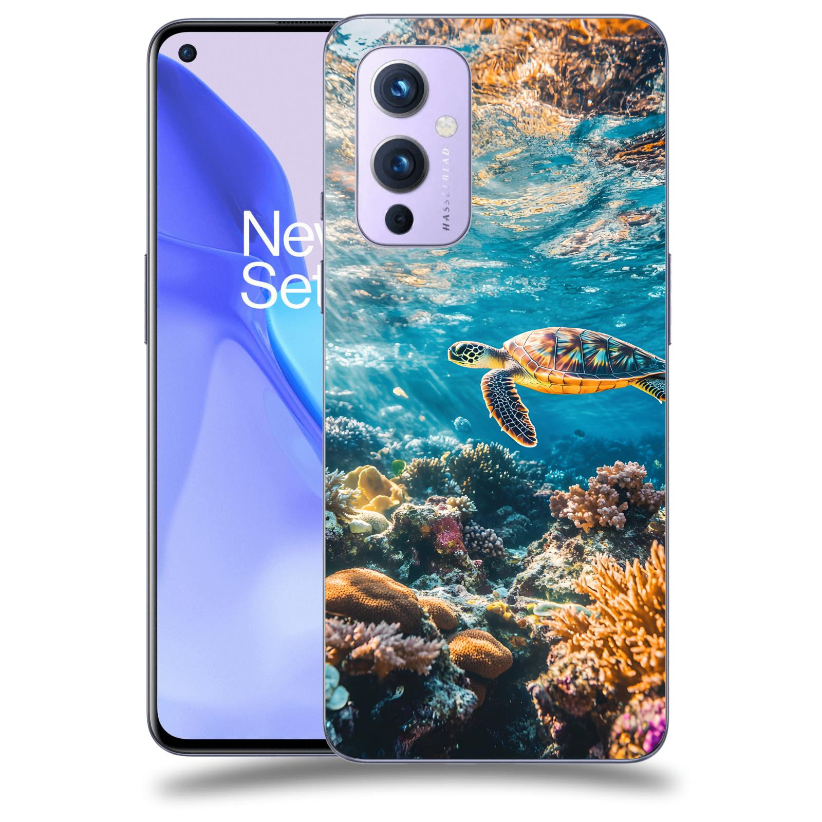 ACOVER Kryt na mobil OnePlus 9 - Želva