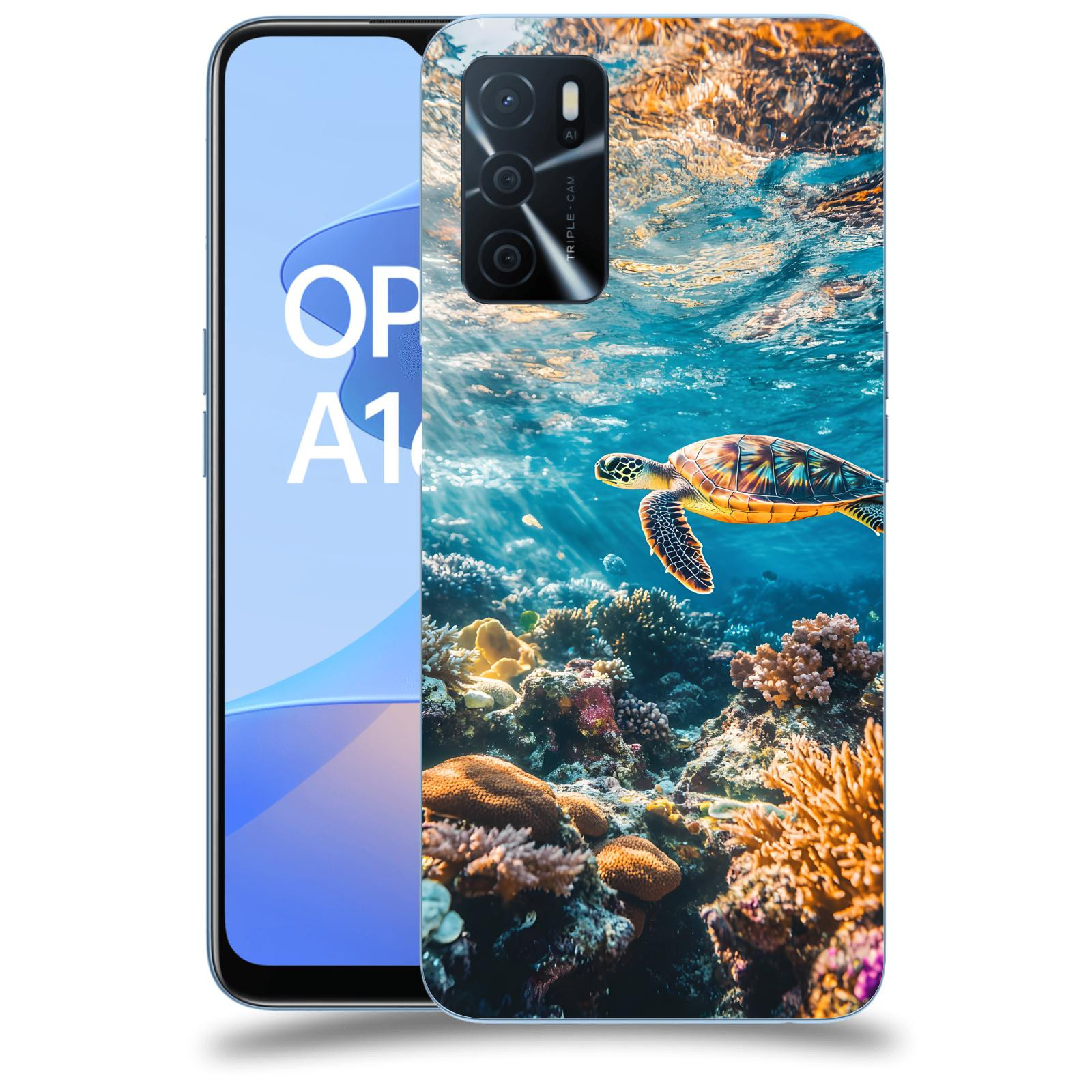 ACOVER Kryt na mobil OPPO A16s - Želva