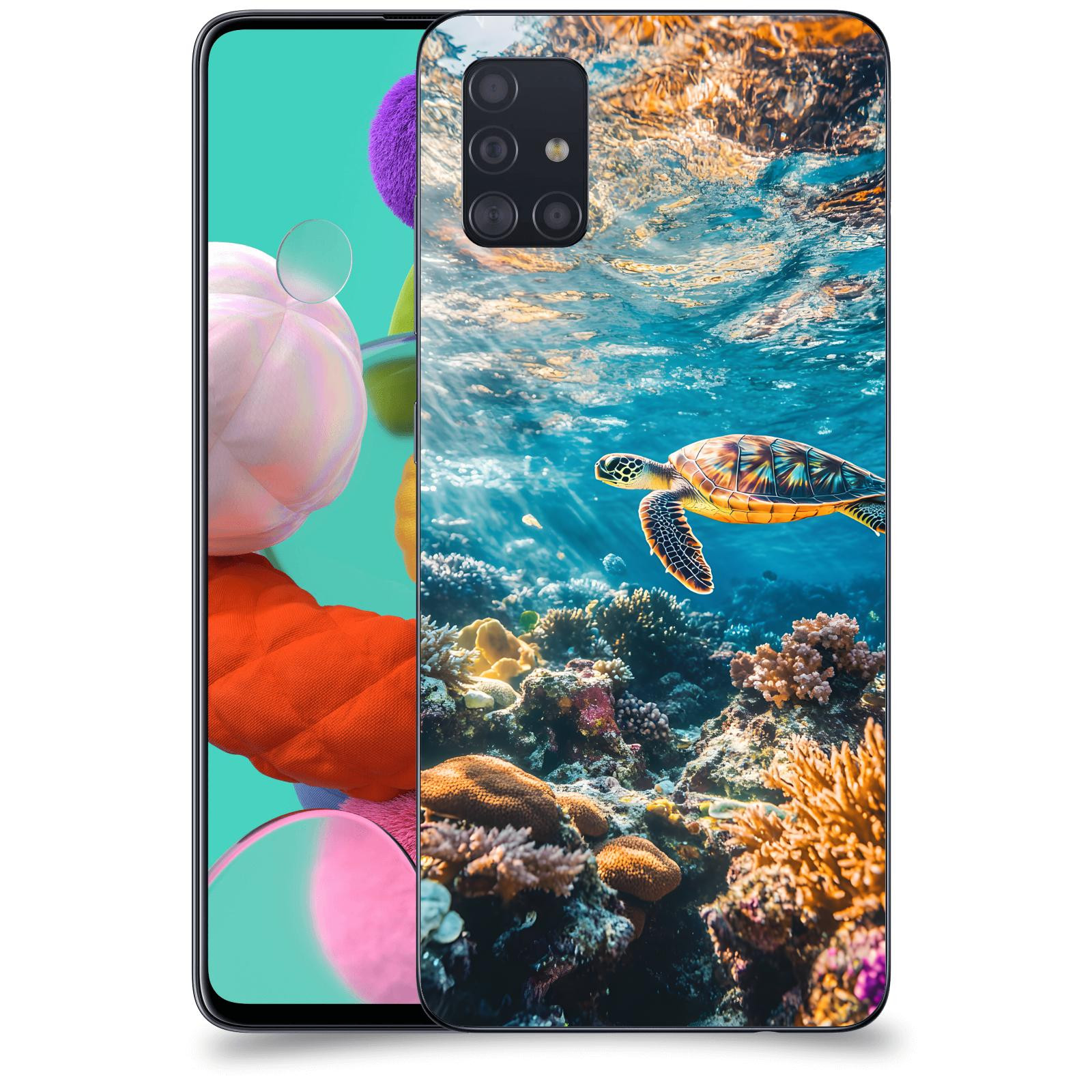 ACOVER Kryt na mobil Samsung Galaxy A51 A515F - Želva