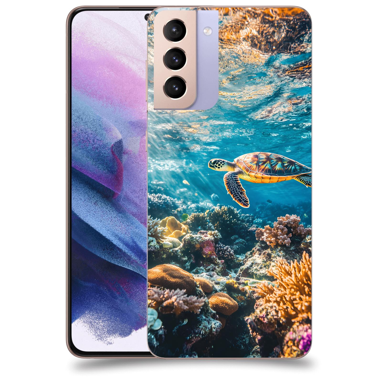 ACOVER Kryt na mobil Samsung Galaxy S21+ G996F - Želva
