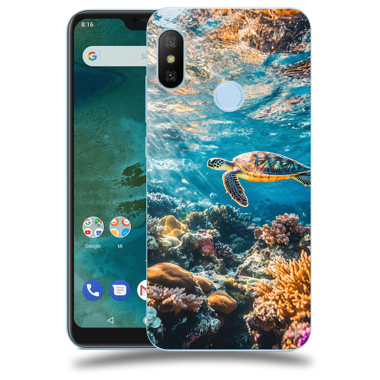 ACOVER Kryt na mobil Xiaomi Mi A2 Lite - Želva