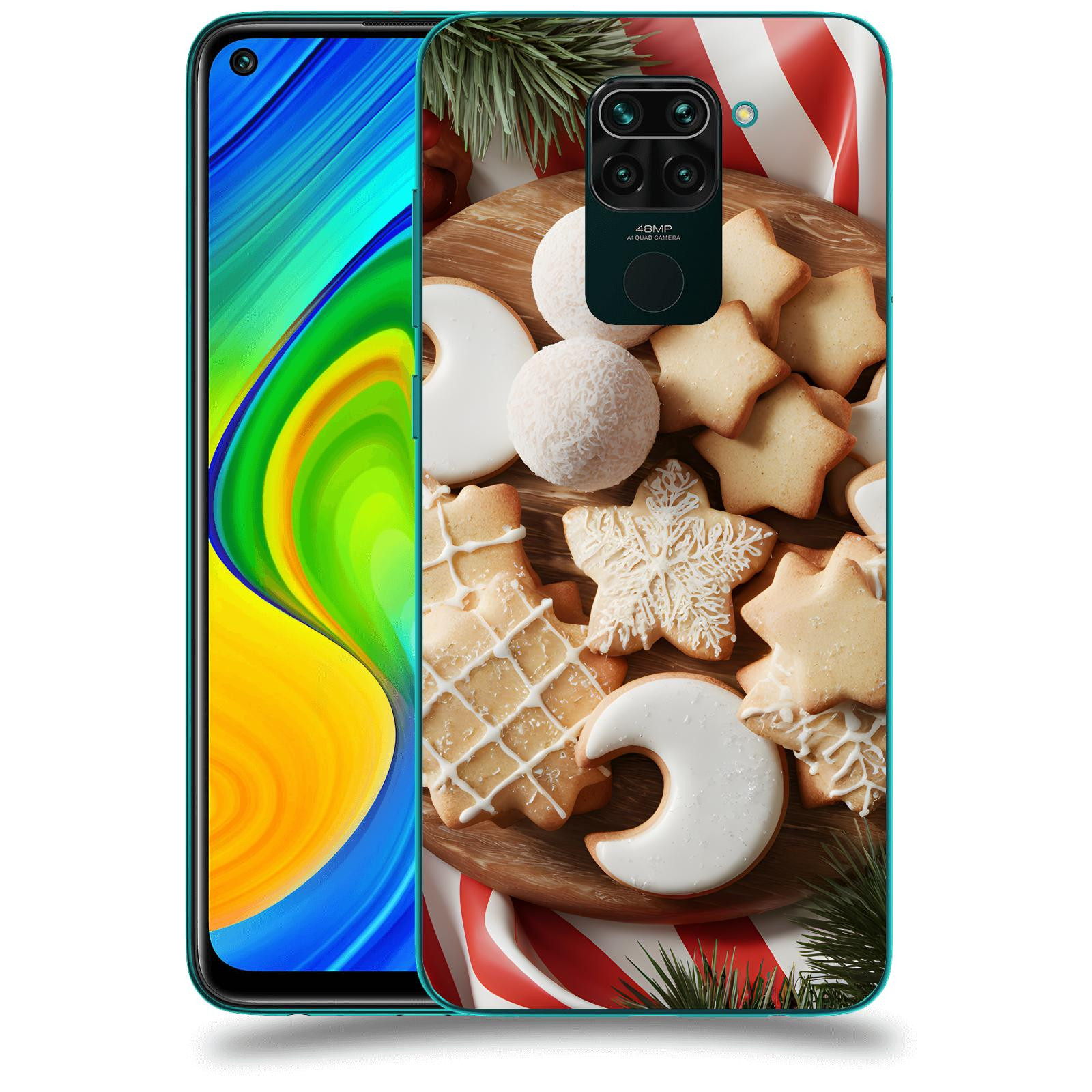 ACOVER Kryt na mobil Xiaomi Redmi Note 9 - Vánoční cukroví 2