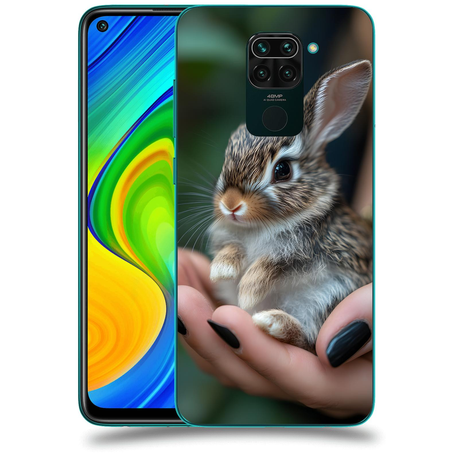 ACOVER Kryt na mobil Xiaomi Redmi Note 9 - Králíček