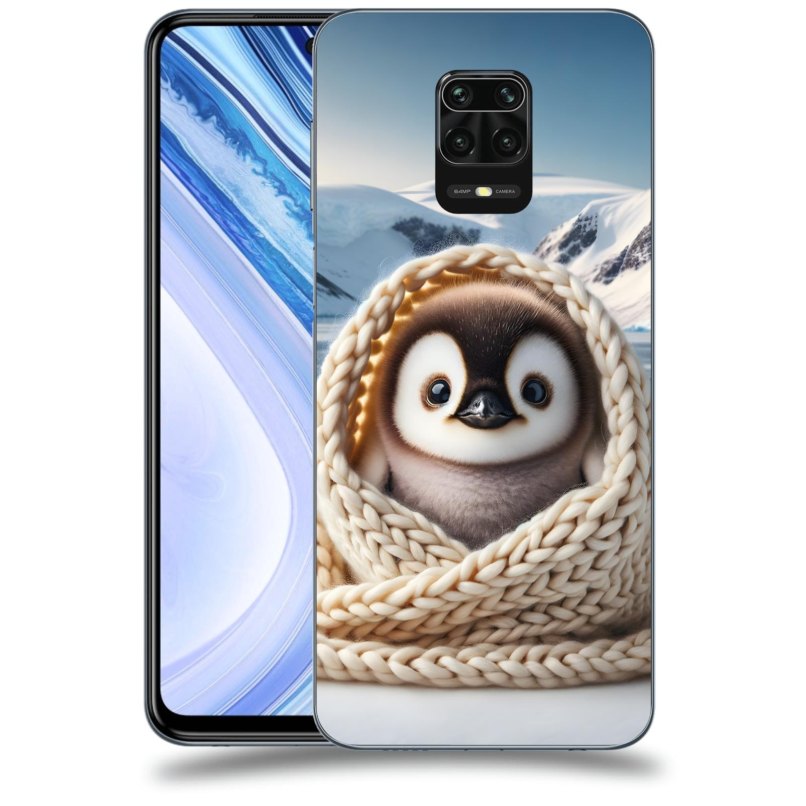 ACOVER Kryt na mobil Xiaomi Redmi Note 9 Pro - Tučňák