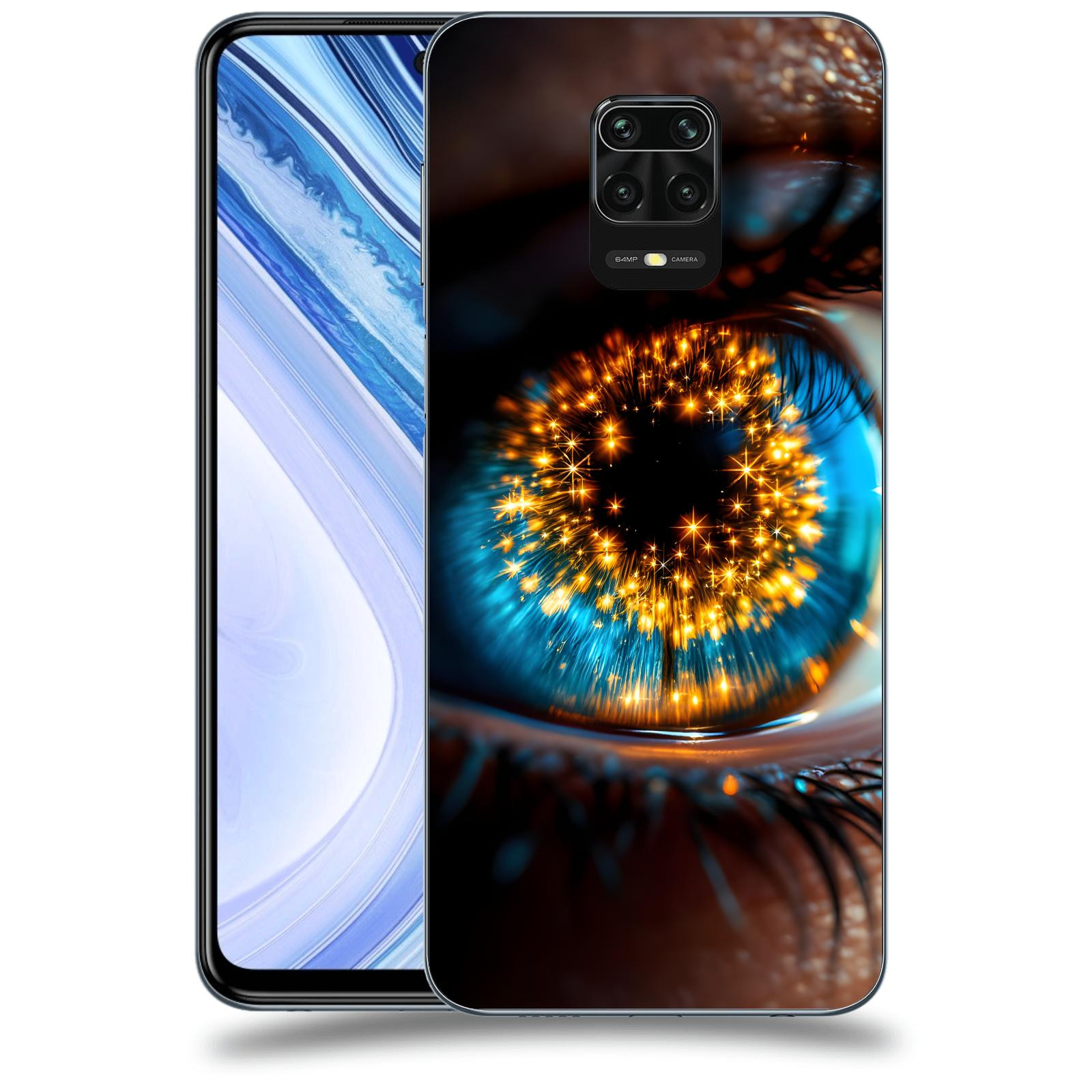 ACOVER Kryt na mobil Xiaomi Redmi Note 9 Pro - Sparkle in the eye