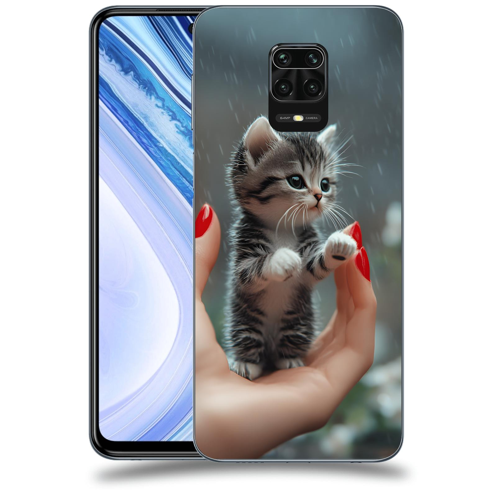 ACOVER Kryt na mobil Xiaomi Redmi Note 9 Pro - Koťátko