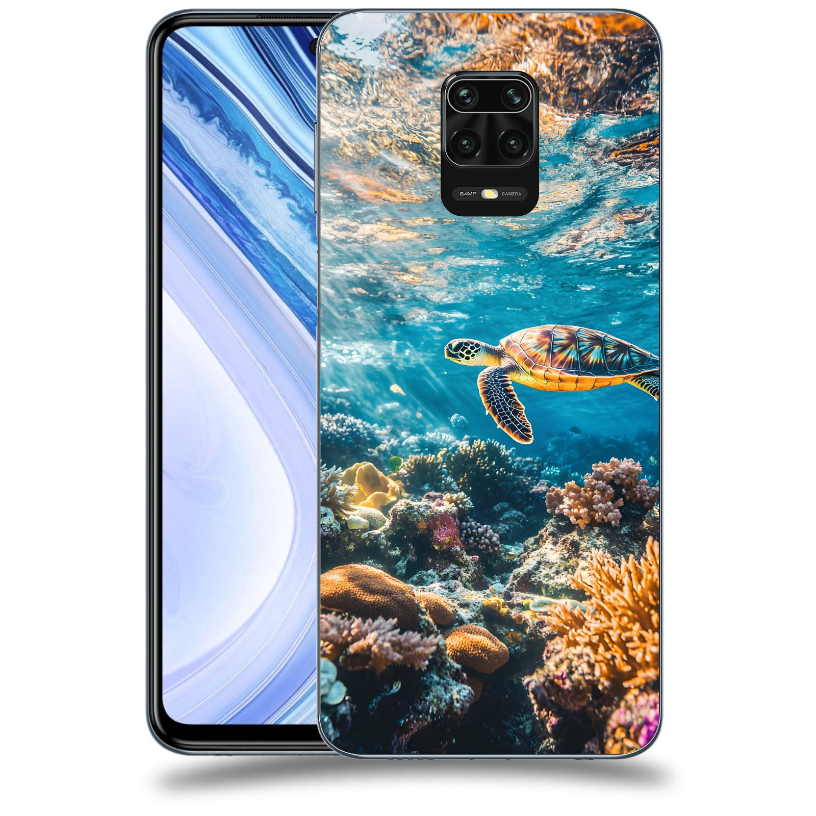 ACOVER Kryt na mobil Xiaomi Redmi Note 9 Pro - Želva