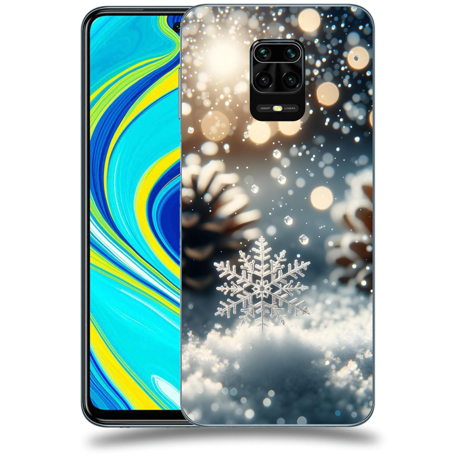 ACOVER Kryt na mobil Xiaomi Redmi Note 9S - Vločka