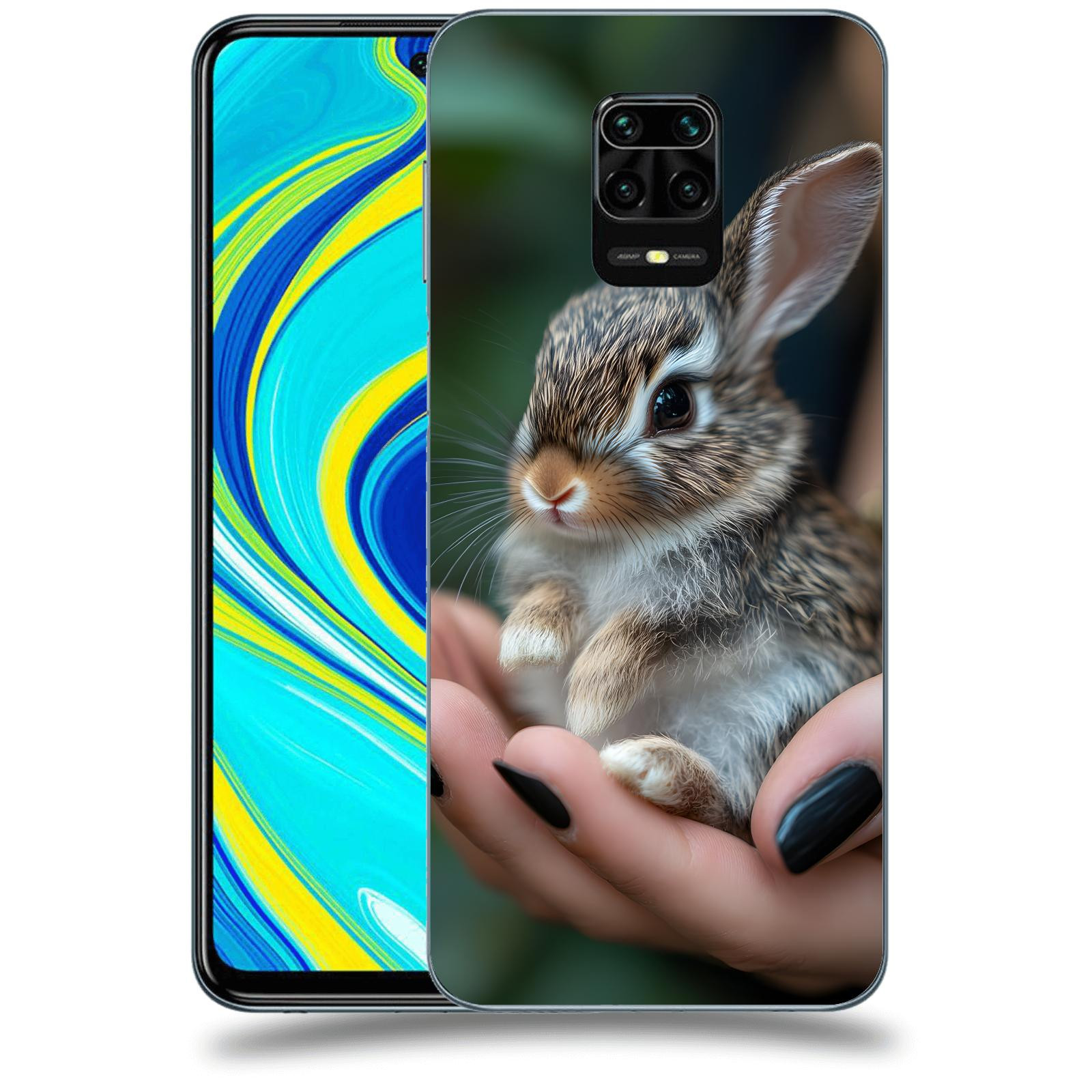 ACOVER Kryt na mobil Xiaomi Redmi Note 9S - Králíček