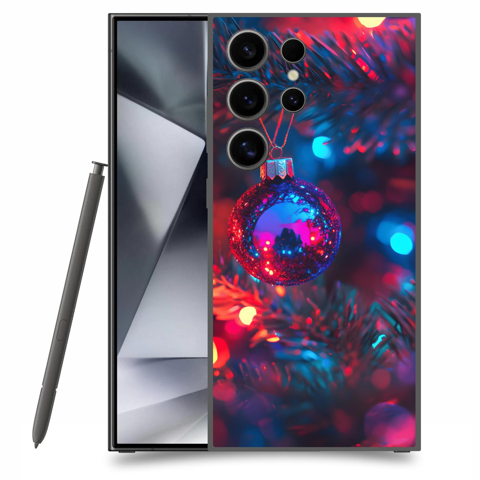 ACOVER Kryt na mobil Samsung Galaxy S24 Ultra - Vánoční ozdoba