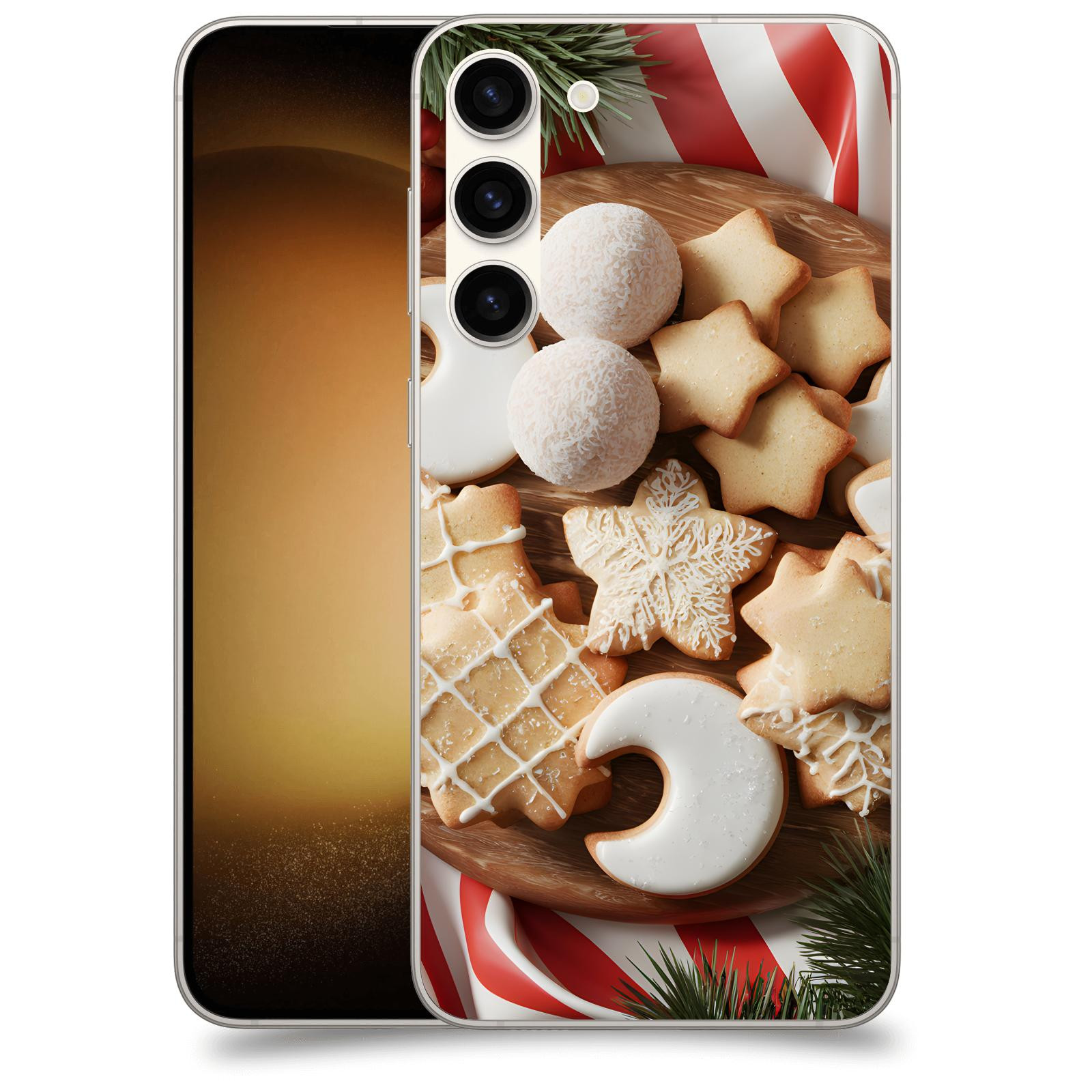 ACOVER Kryt na mobil Samsung Galaxy S23+ 5G - Vánoční cukroví 2