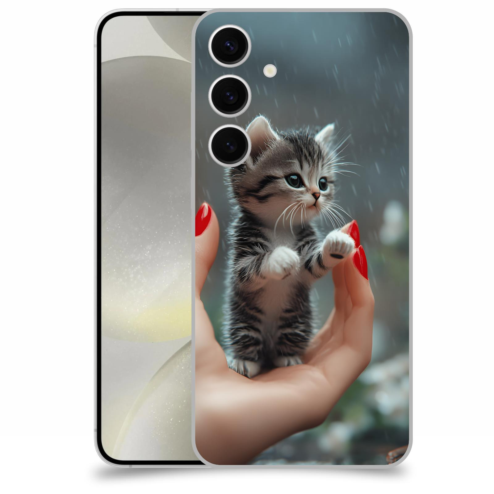 ACOVER Kryt na mobil Samsung Galaxy S24+ - Koťátko