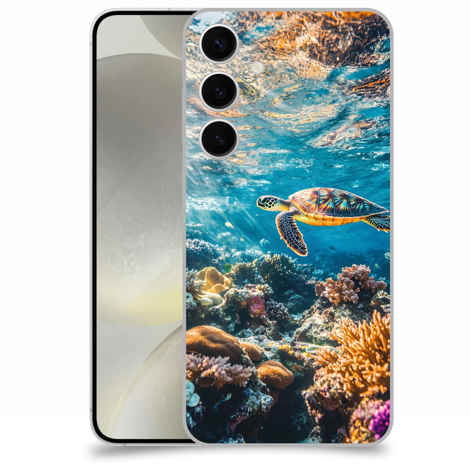 ACOVER Kryt na mobil Samsung Galaxy S24+ - Želva