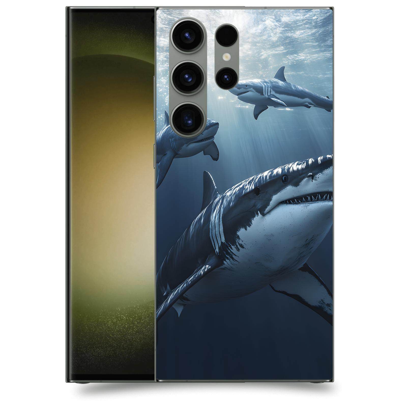 ACOVER Kryt na mobil Samsung Galaxy S23 Ultra 5G - Žraloci