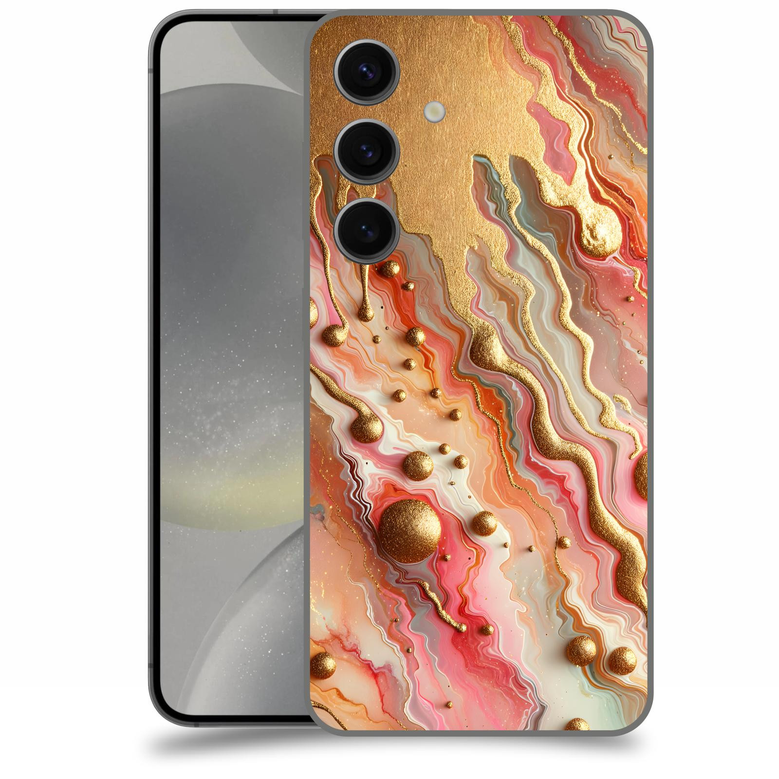 ACOVER Kryt na mobil Samsung Galaxy S24 - Liquid Gold